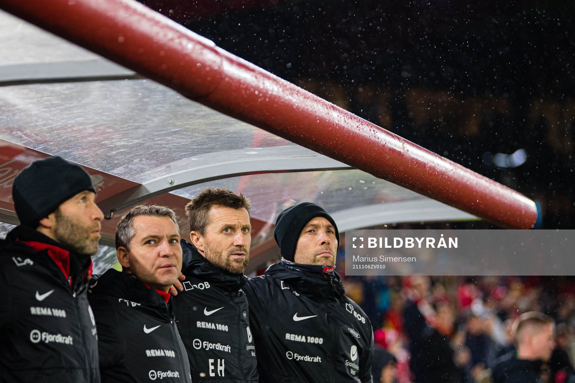 Eirik Horneland, head coach of Brann, and Andrea Loberto,