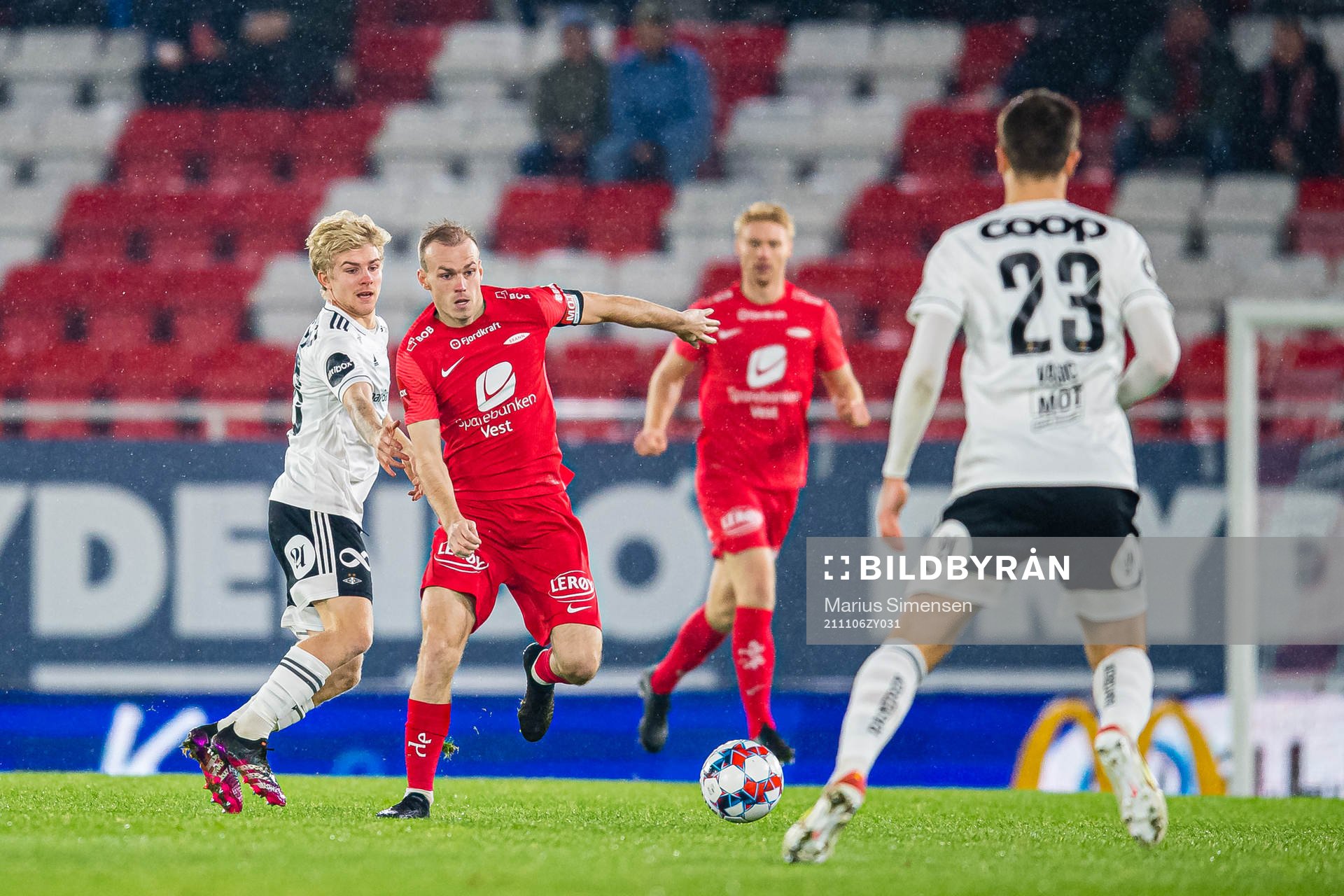 Edvard Sandvik Tagseth of Rosenborg and Petter Dahle Strand