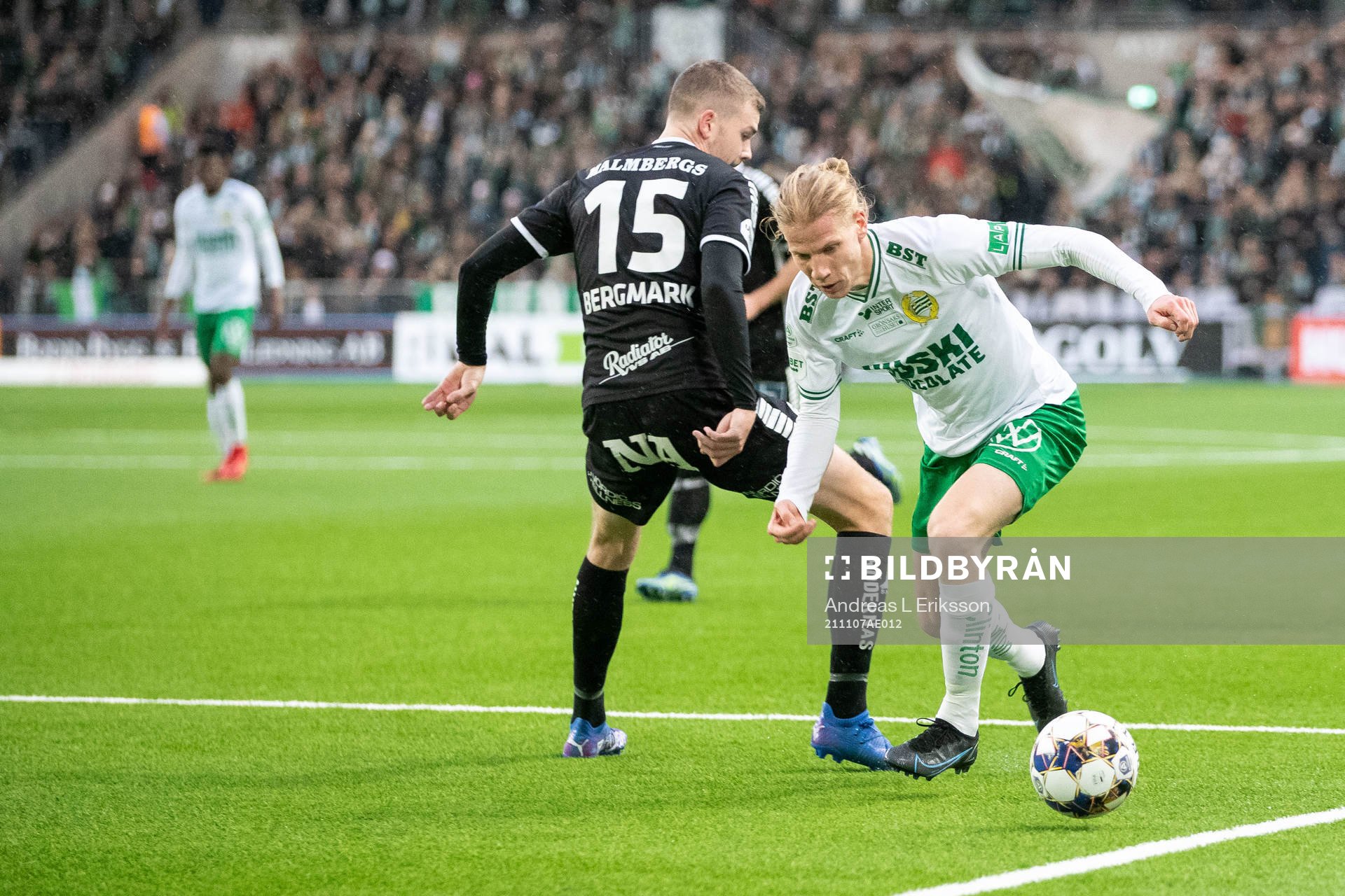 Örebros Niclas Bergmark och Hammarbys Gustav Ludwigson