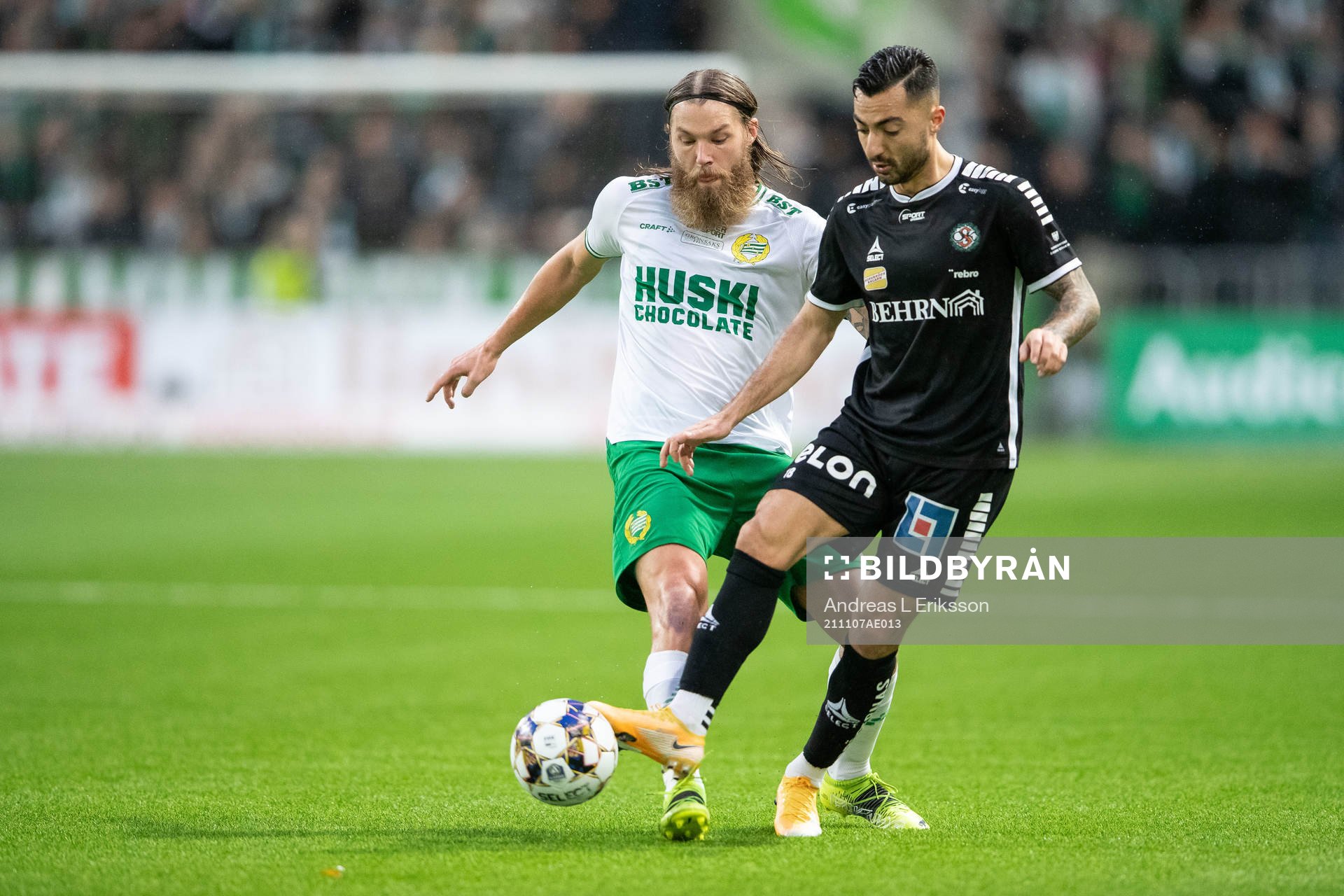 Hammarbys Bjørn Paulsen och Örebros Jiloan Hamad