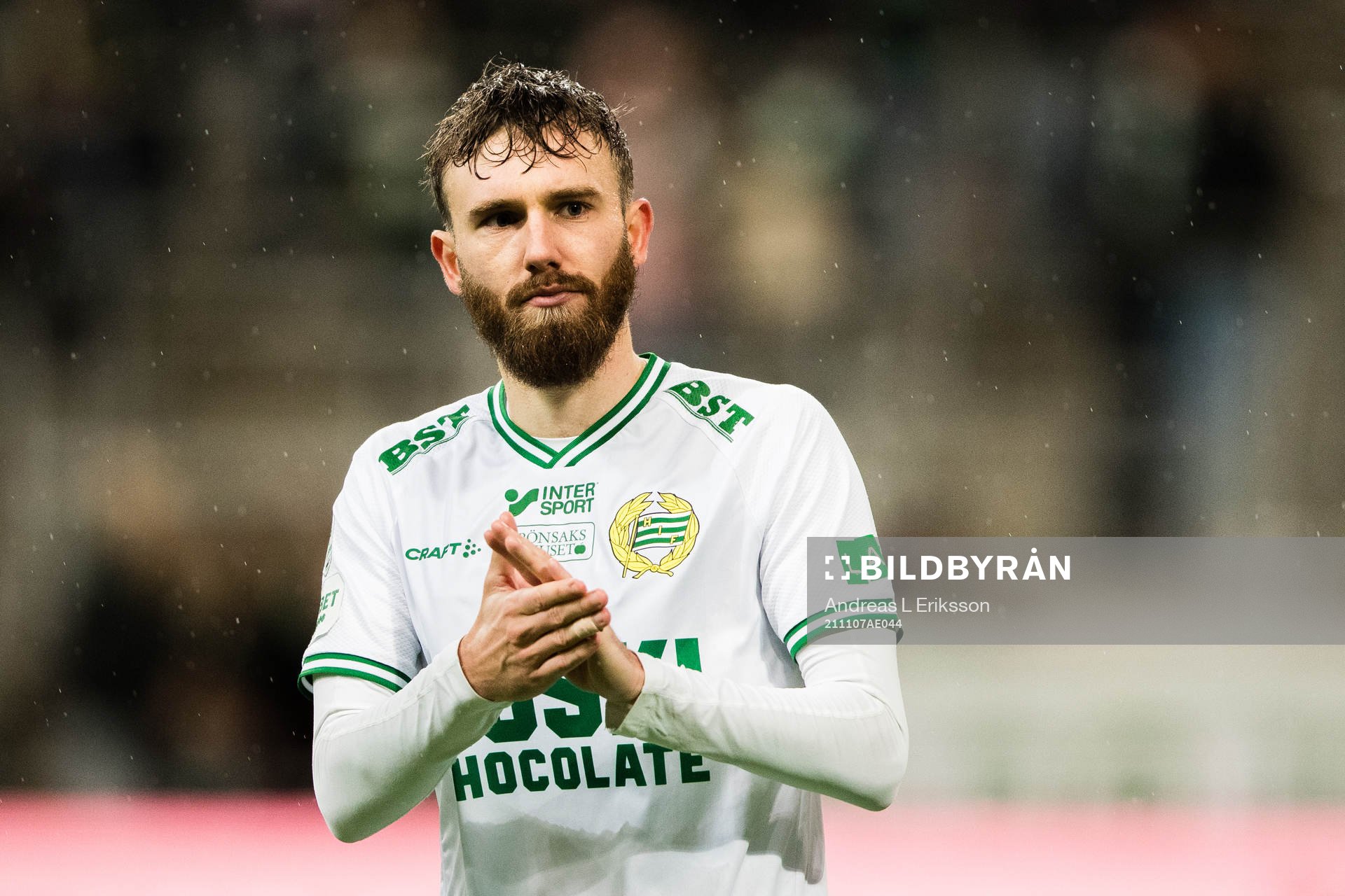 Hammarbys Simon Sandberg jublar