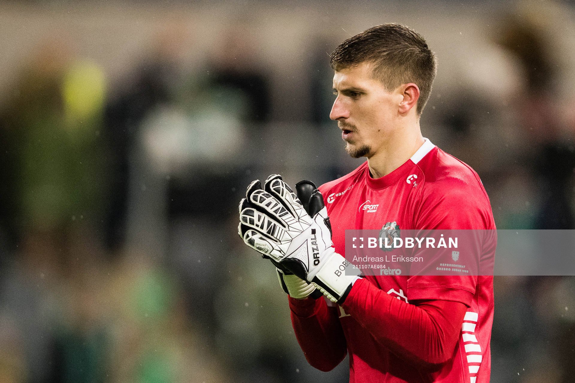 Örebros målvakt Bobby Allain