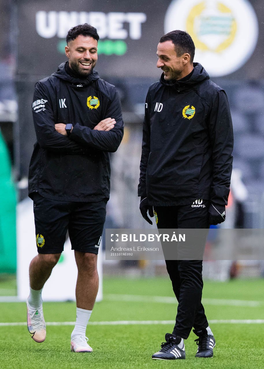 Hammarbys assisterande tränare Imad Khalili och