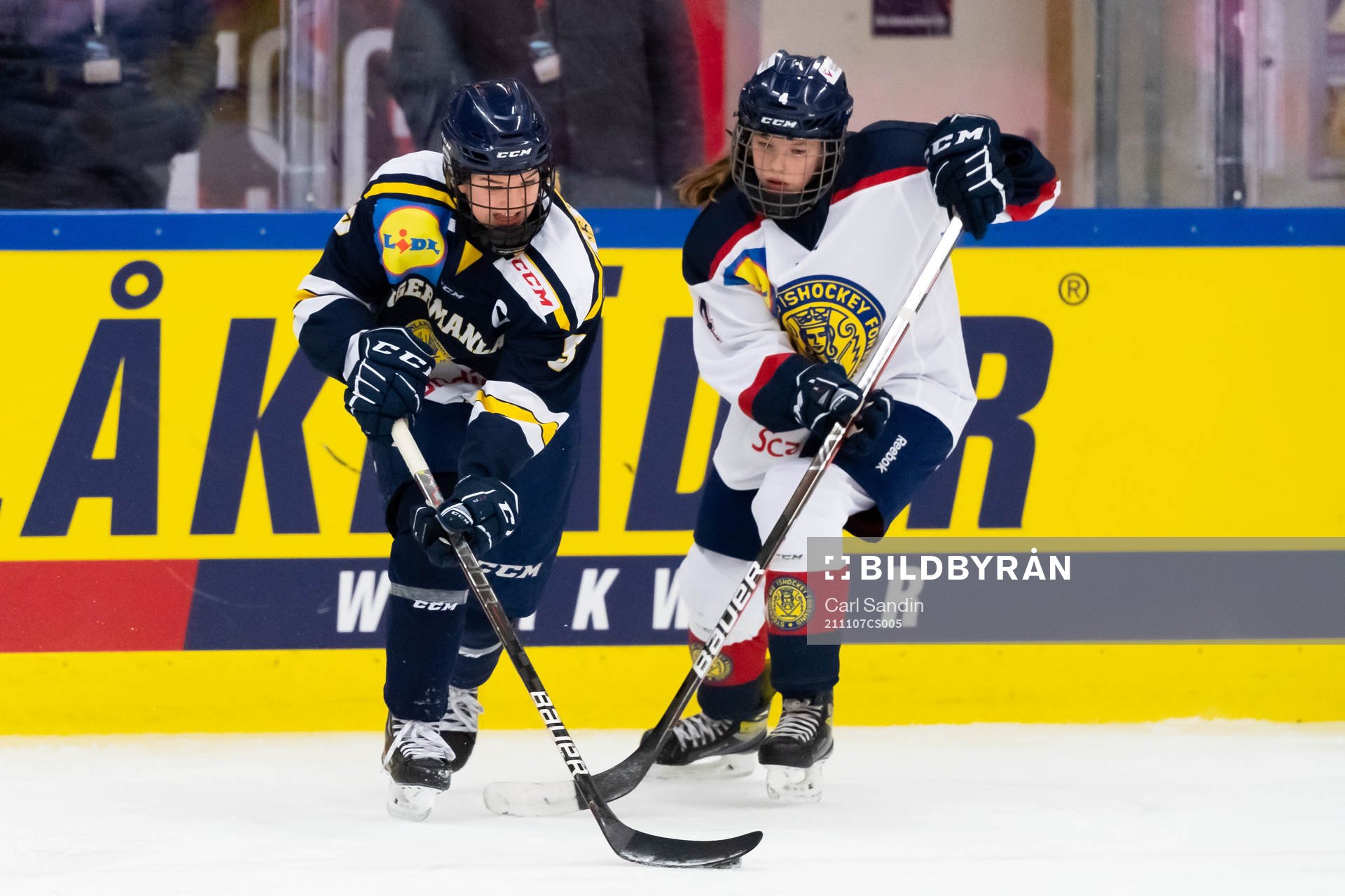 Ångermanlands Ebba Hedqvist och Stockholms Wilma Georgny