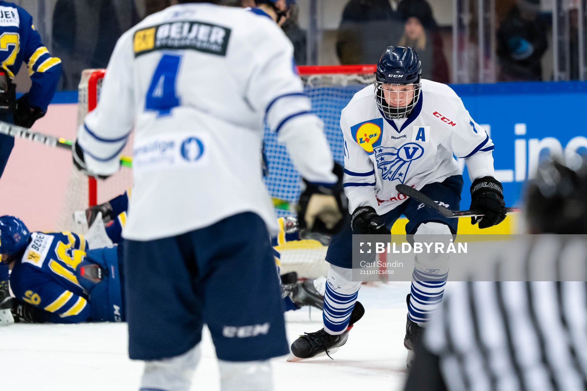Västerbottens Gustav Öberg Andersson  jublar
