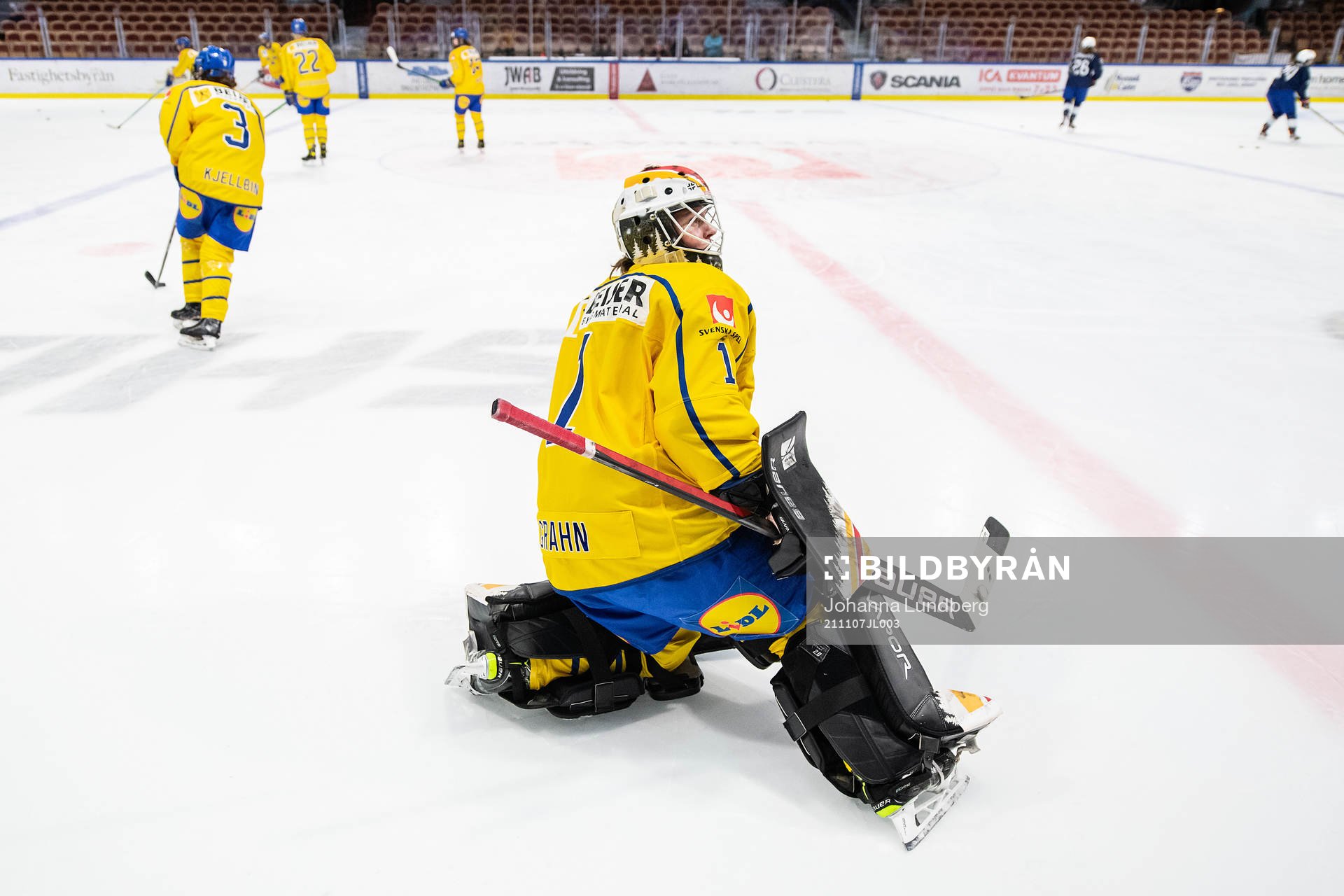 goalkeeper Sara Grahn of Sweden