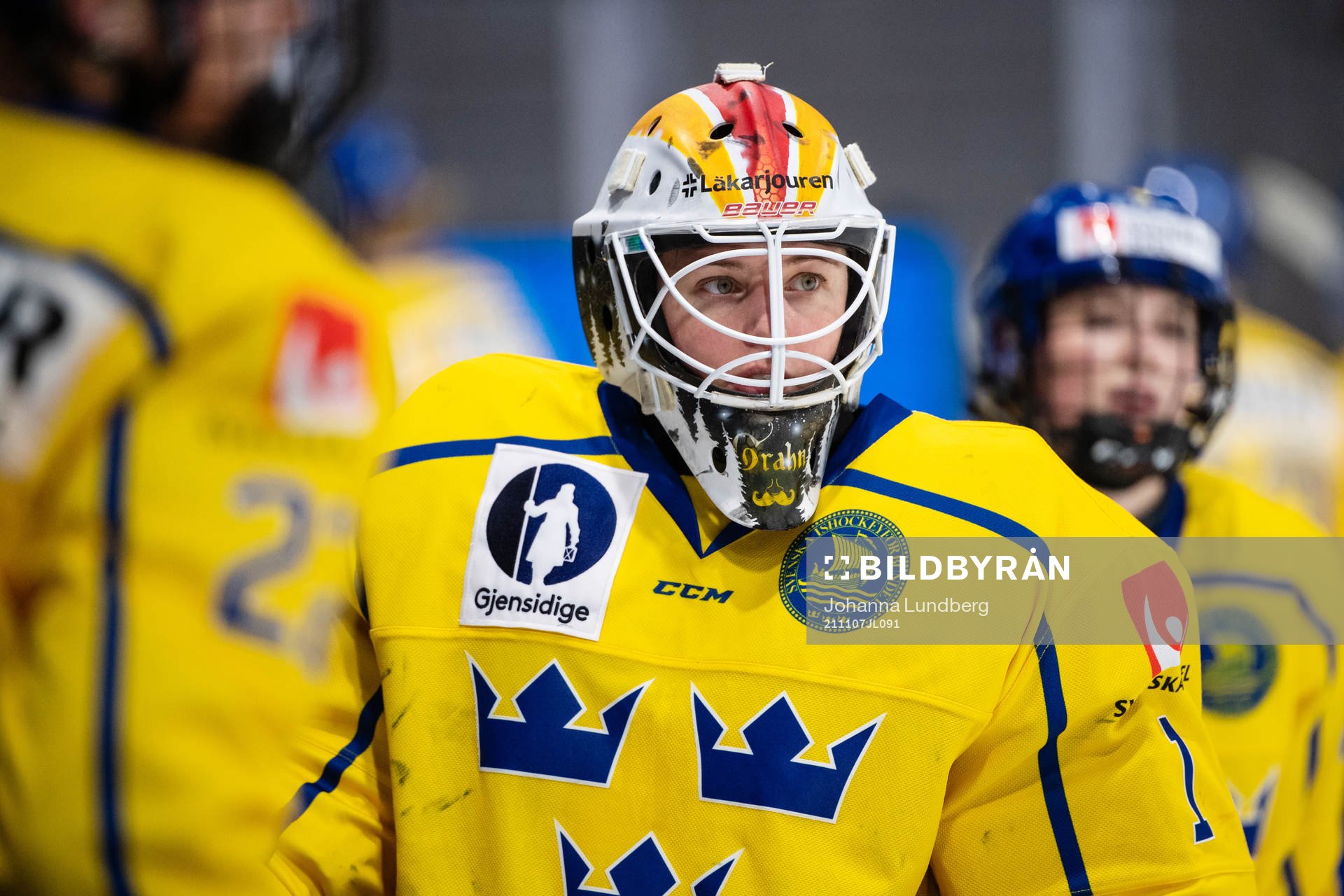 goalkeeper Sara Grahn of Sweden