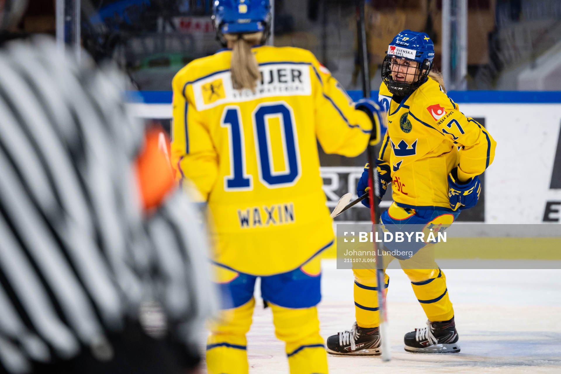 Sofie Lundin of Sweden celebrates