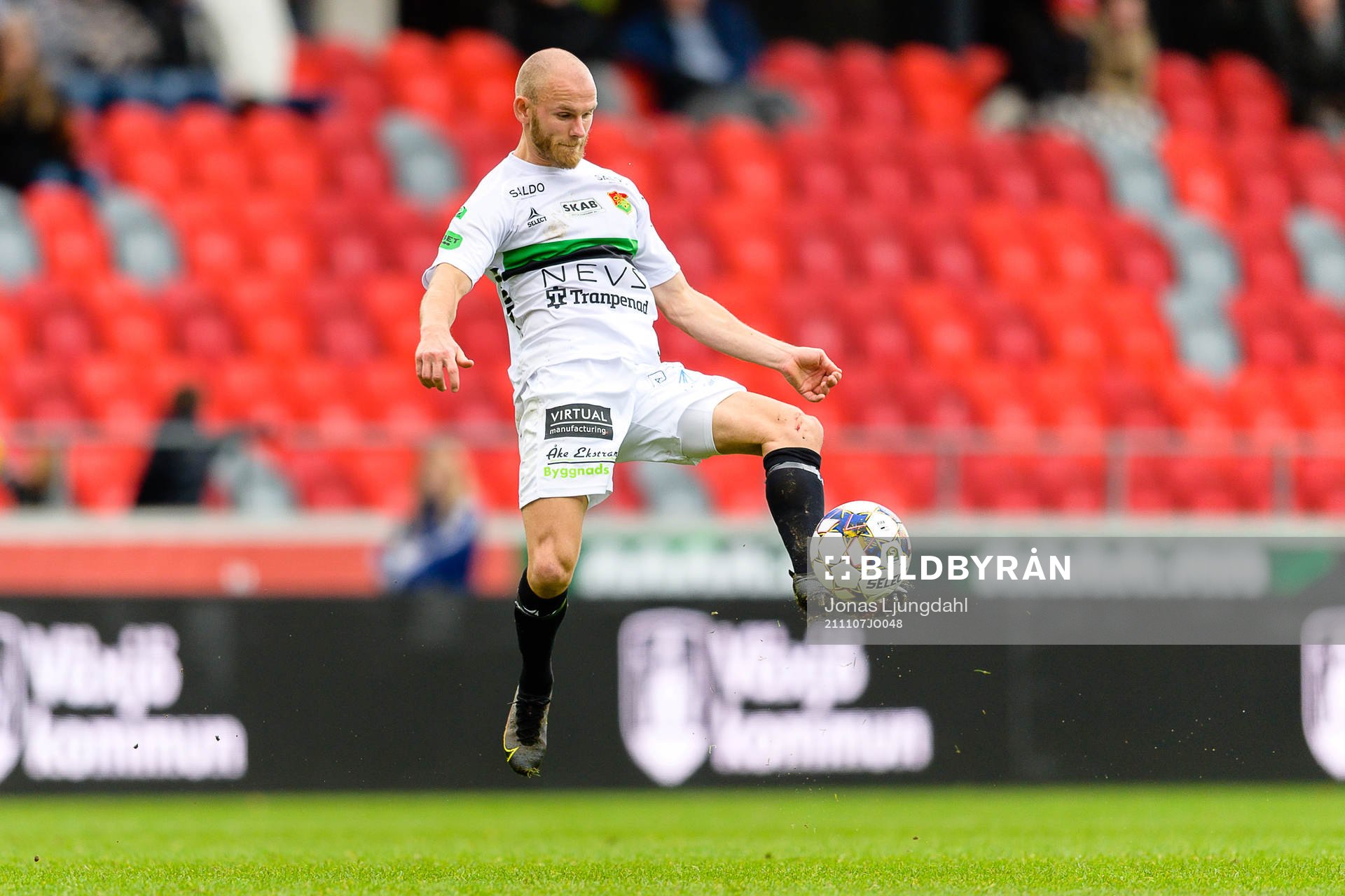 GAIS Niklas Andersen under fotbollsmatchen i Superettan mellan Öster och GAIS den 7 november 2021 i Växjö. 