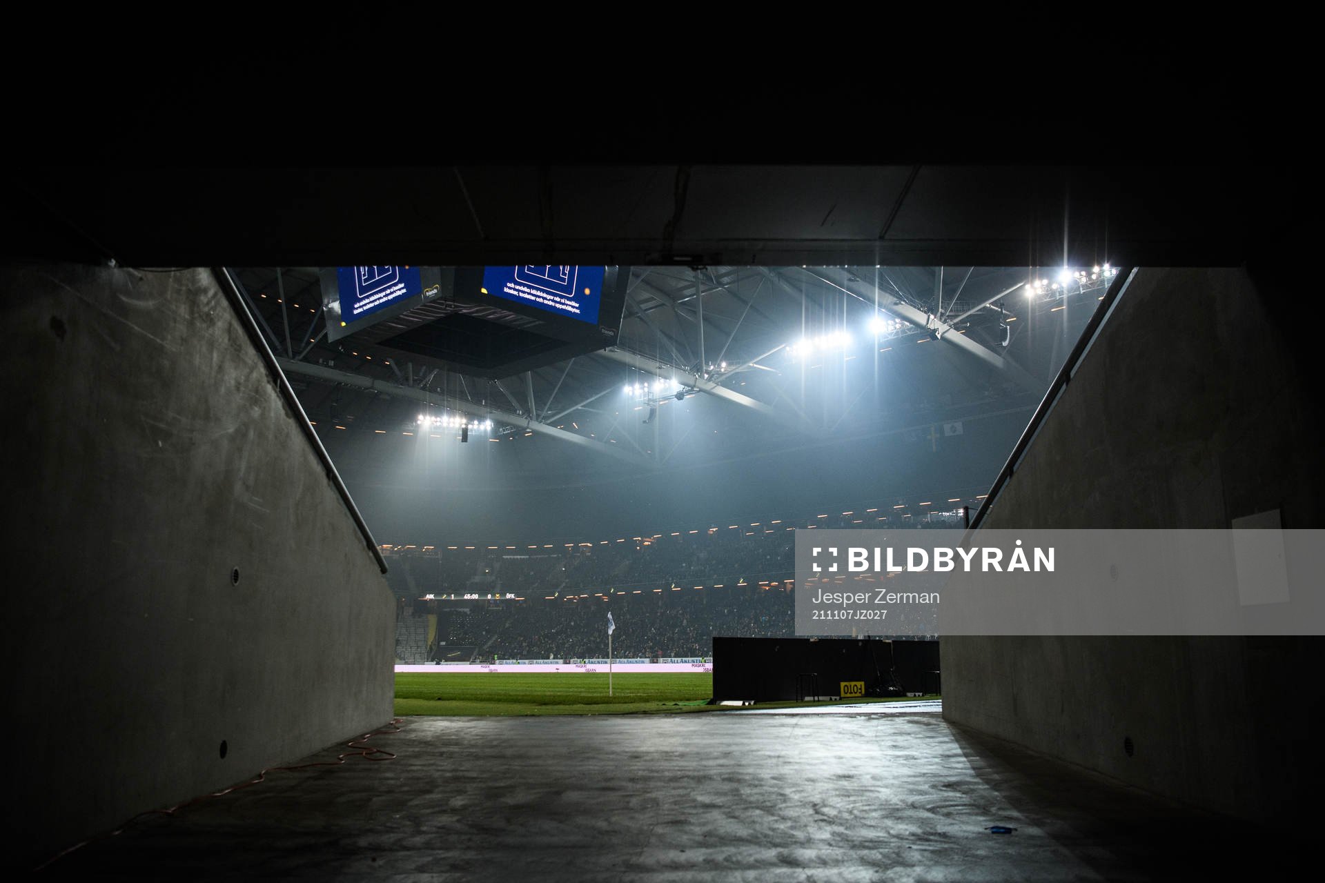 Vy över Friends Arena
