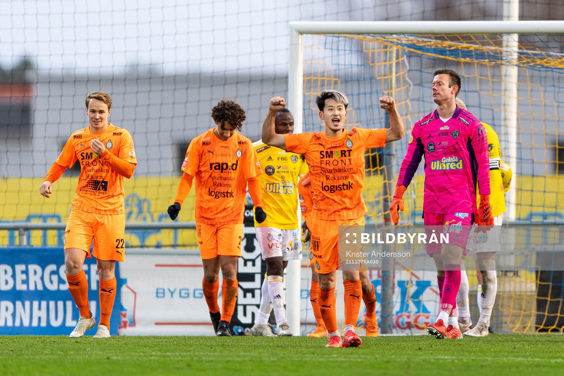 AFC Eskilstunas Kazuki Takahashi jublar