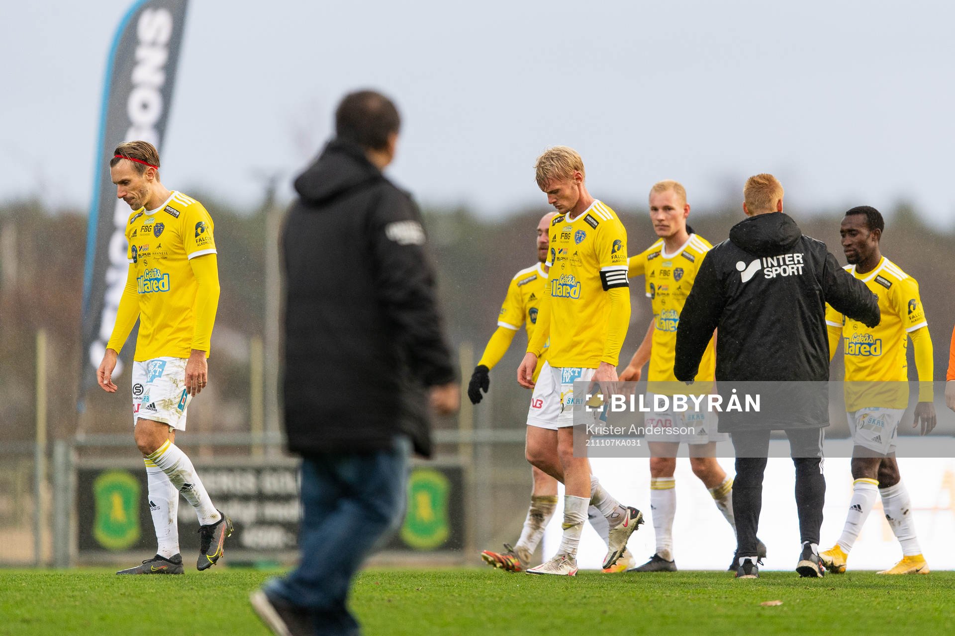 Falkenbergs spelare deppar