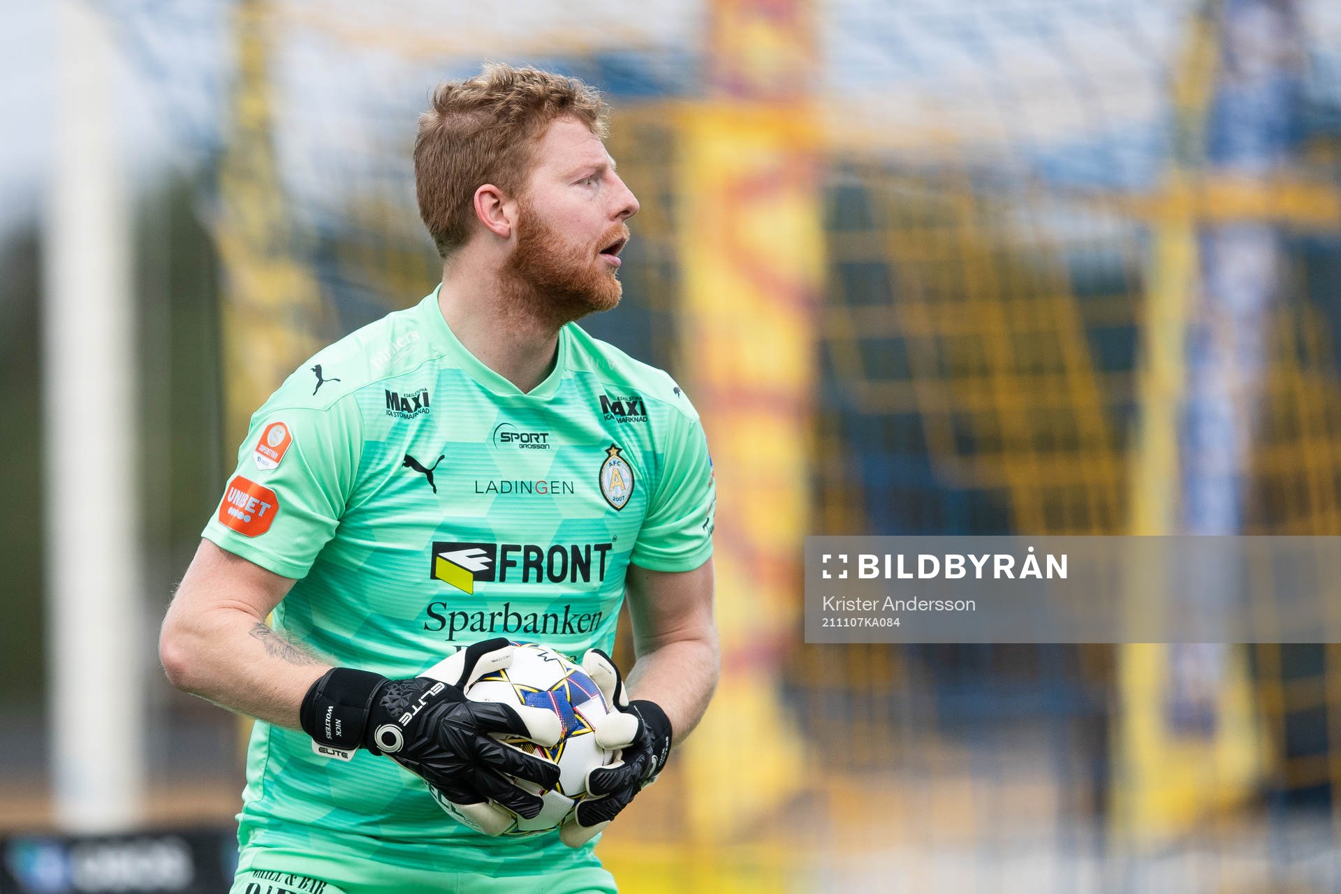 AFC Eskilstunas målvakt Nick Wolters