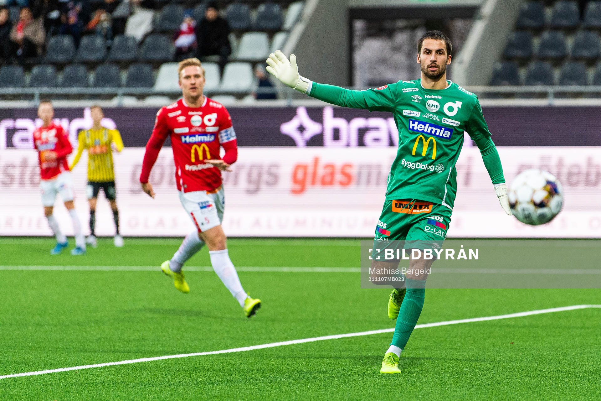 Degerfors målvakt Alfie Malik Whiteman