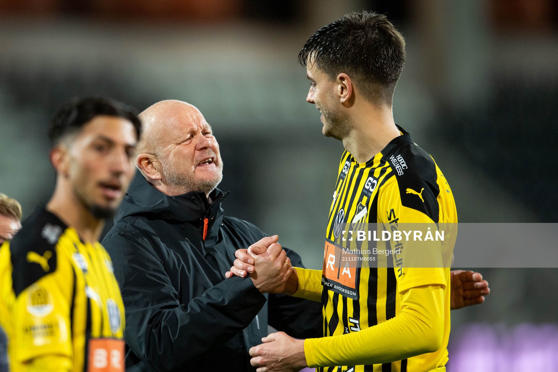Häckens tränare Per-Mathias Högmo och Alexander