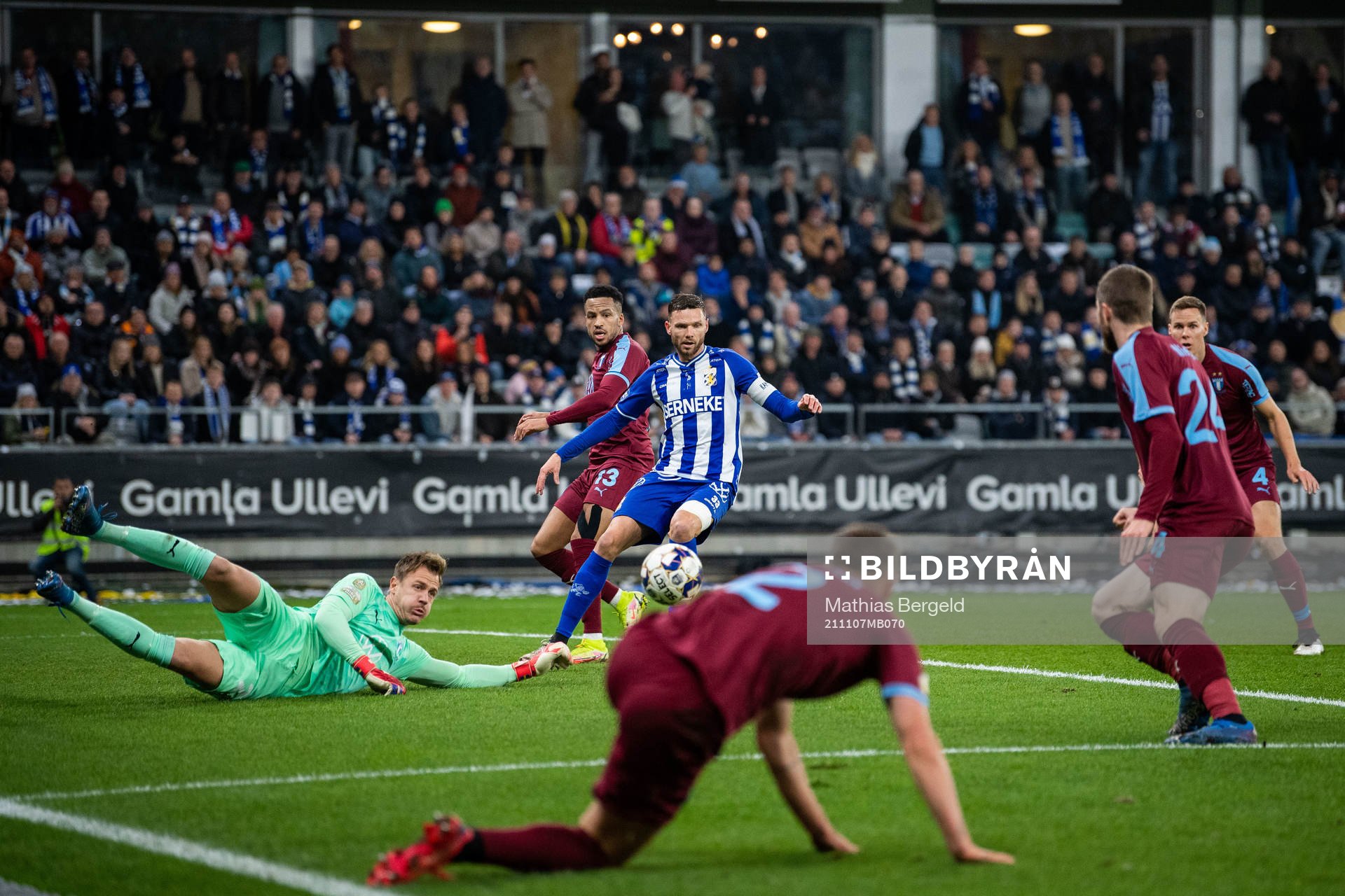 Malmö FFs målvakt Johan Dahlin och IFK Göteborgs Marcus
