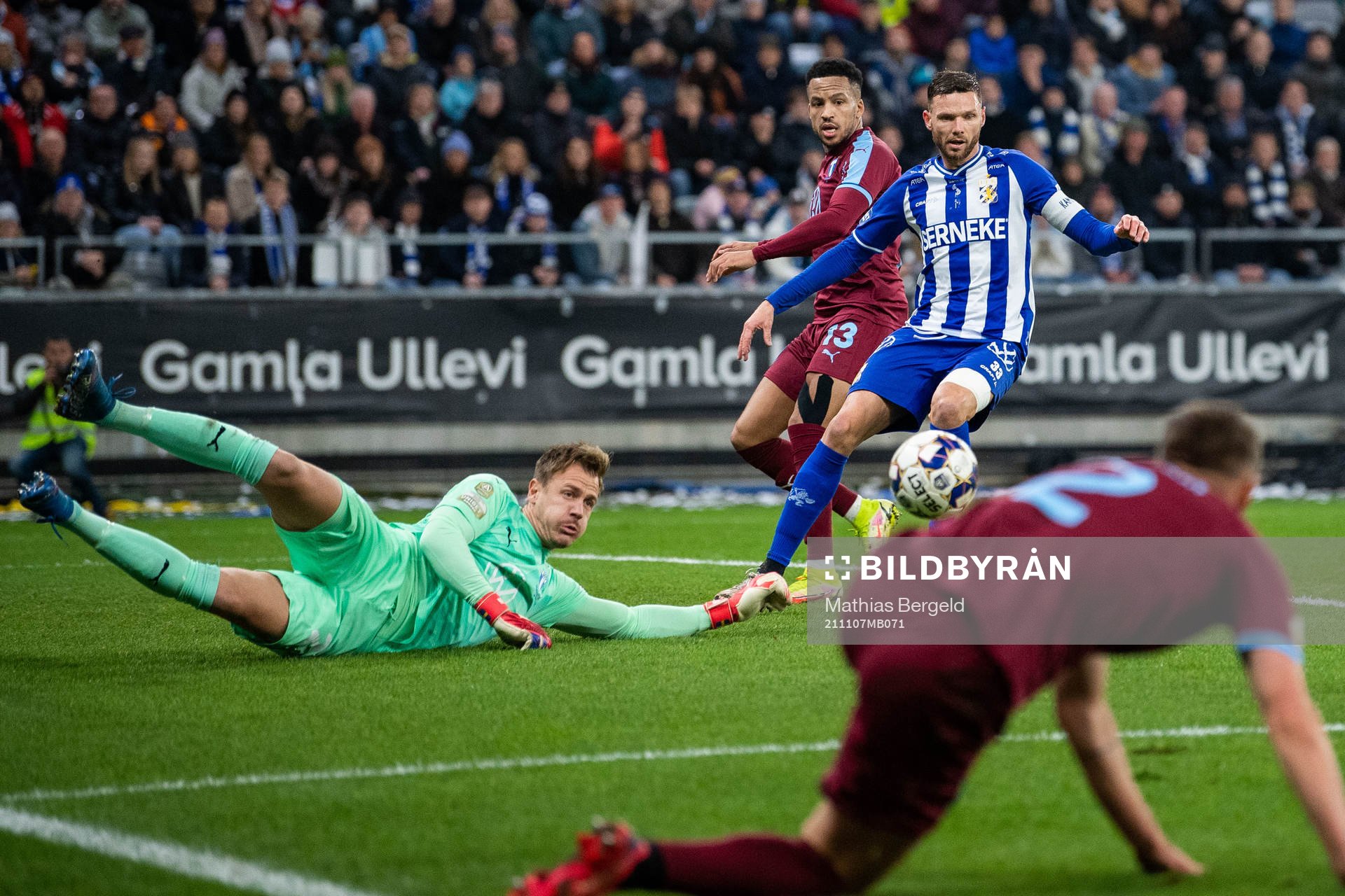 Malmö FFs målvakt Johan Dahlin och IFK Göteborgs Marcus