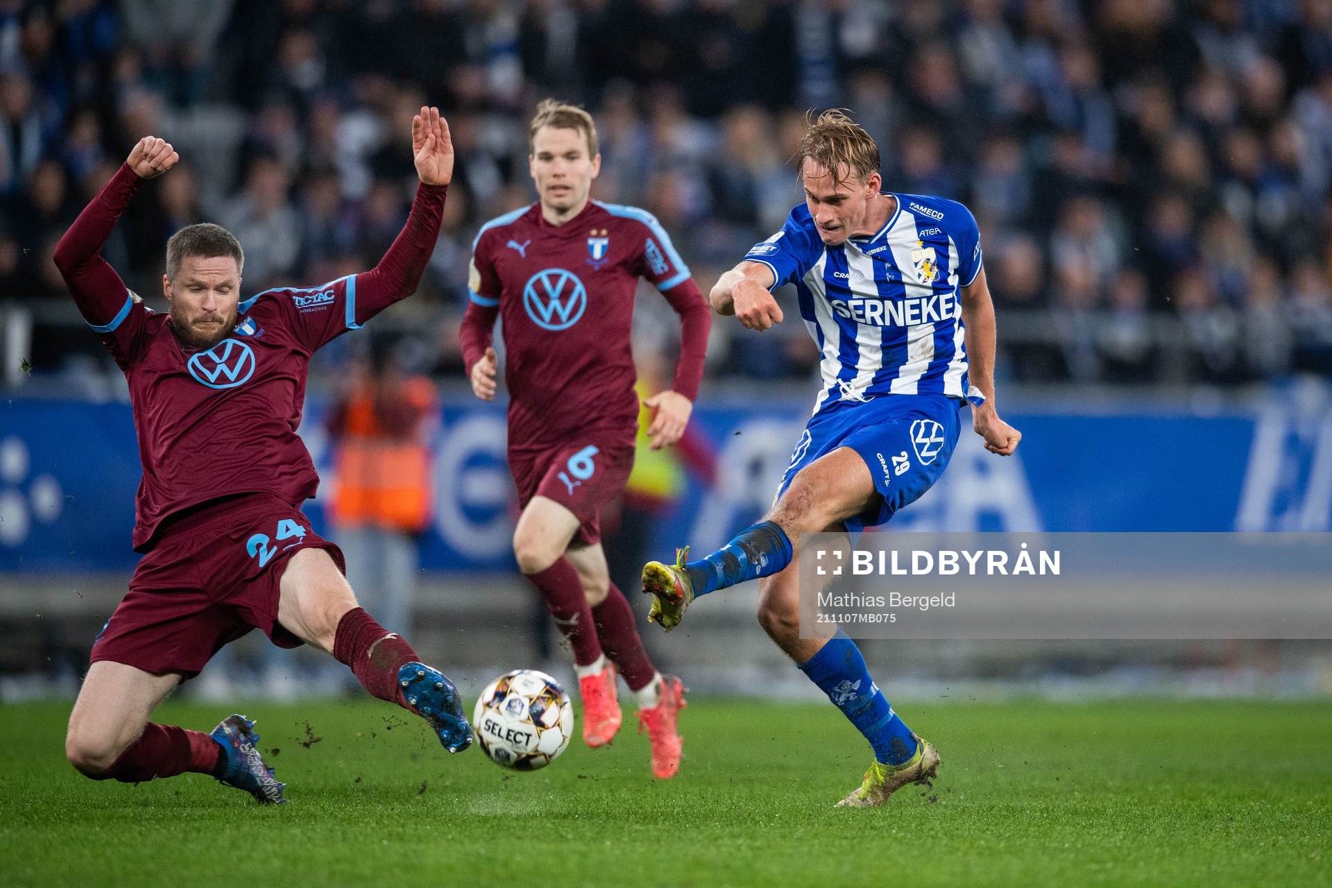Malmö FFs Lasse Nielsen och IFK Göteborgs Oscar