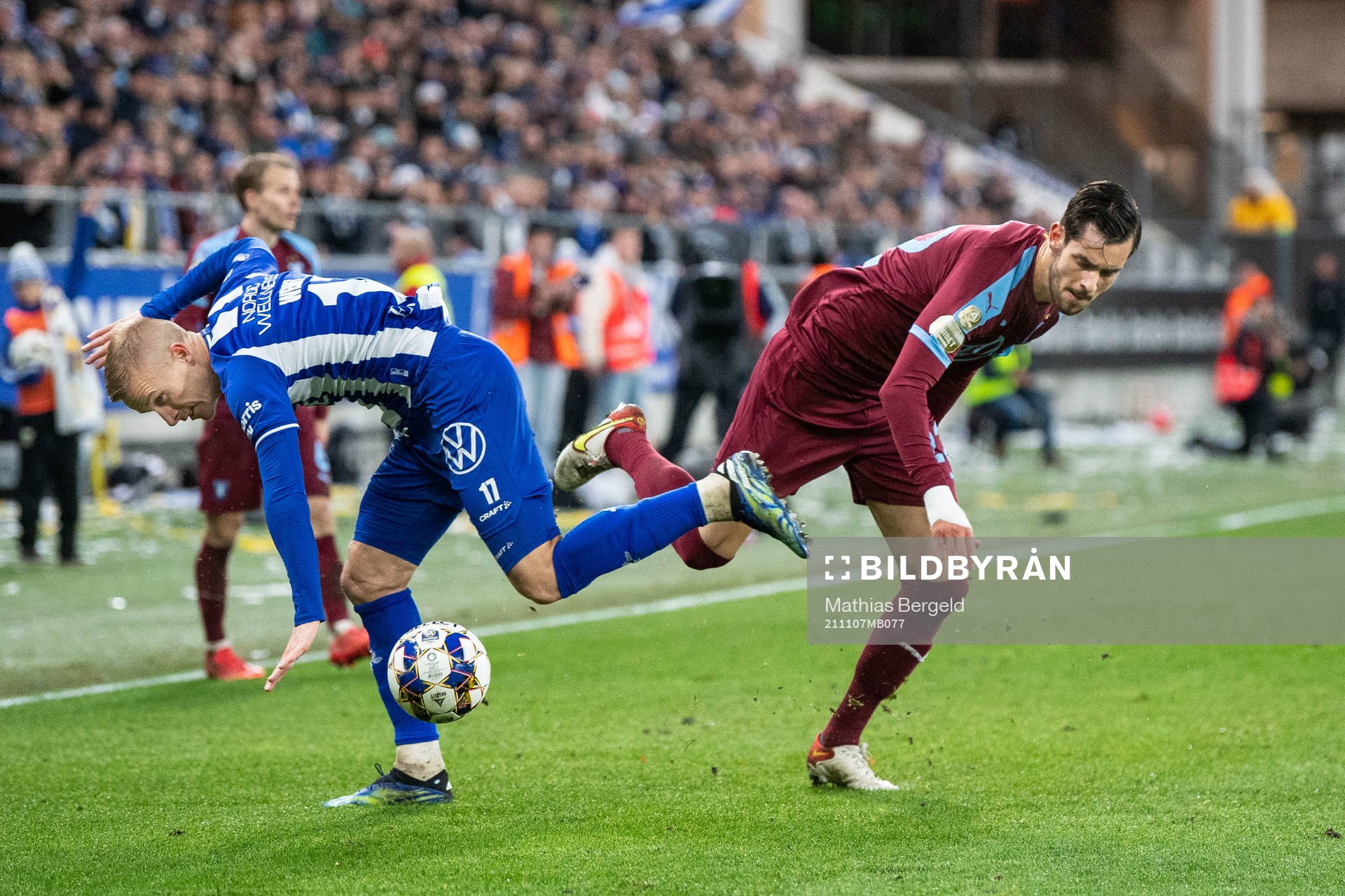 IFK Göteborgs Oscar Wendt och Malmö FFs Adi Nalic
