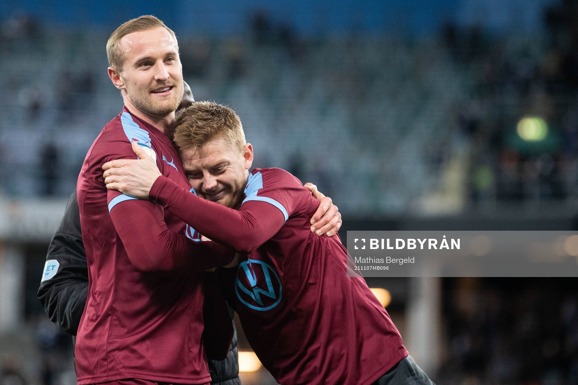 Malmö FFs Franz Brorsson och Anders Christiansen jublar