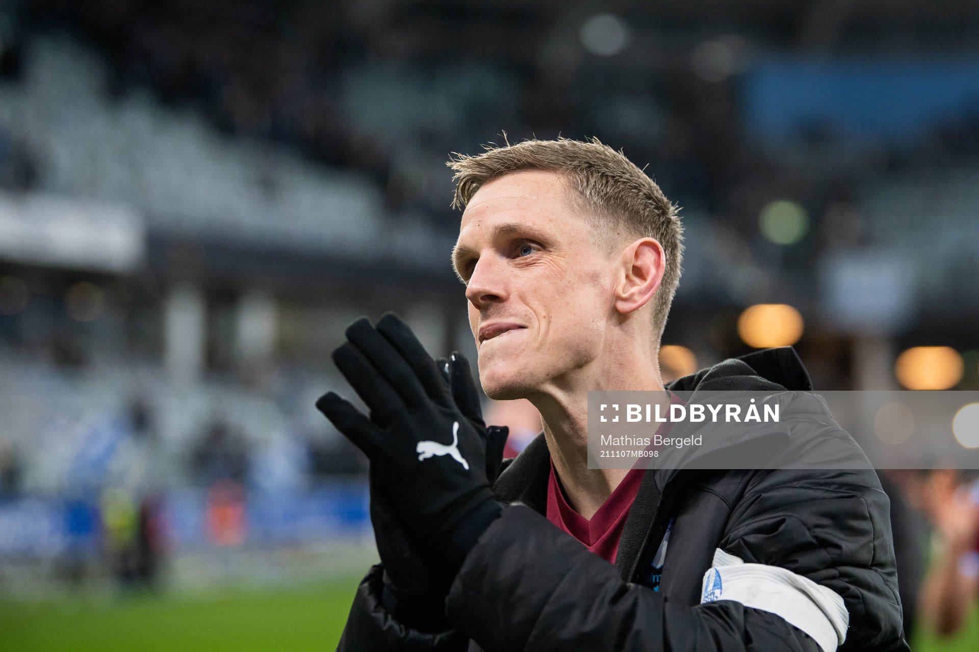 Malmö FFs Sören Rieks tackar publiken