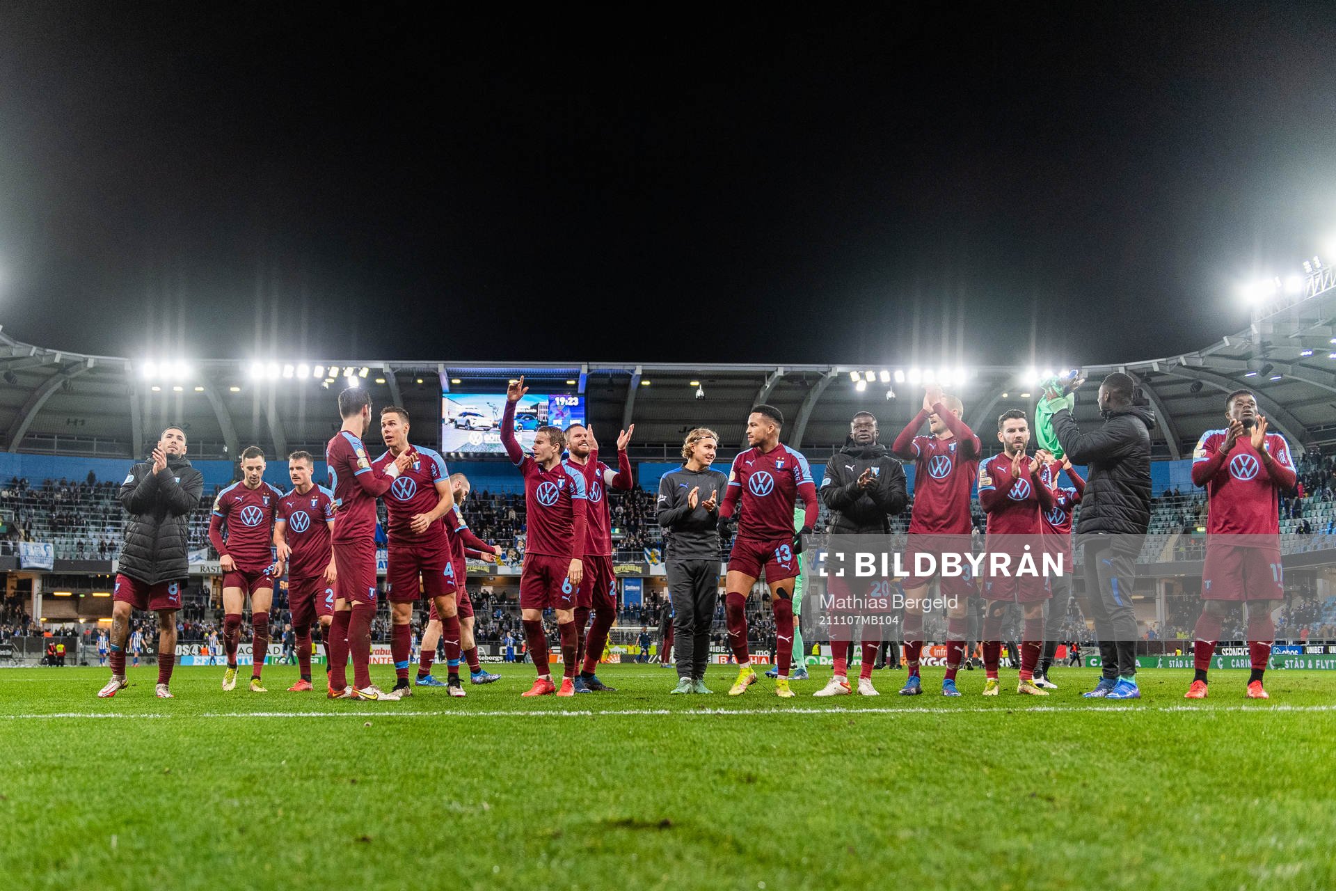 Malmö FFs spelare jublar