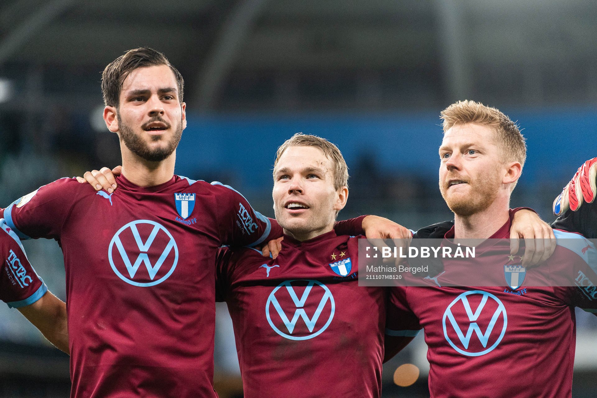 Malmö FFs Adi Nalic, Oscar Lewicki och Anders Christiansen