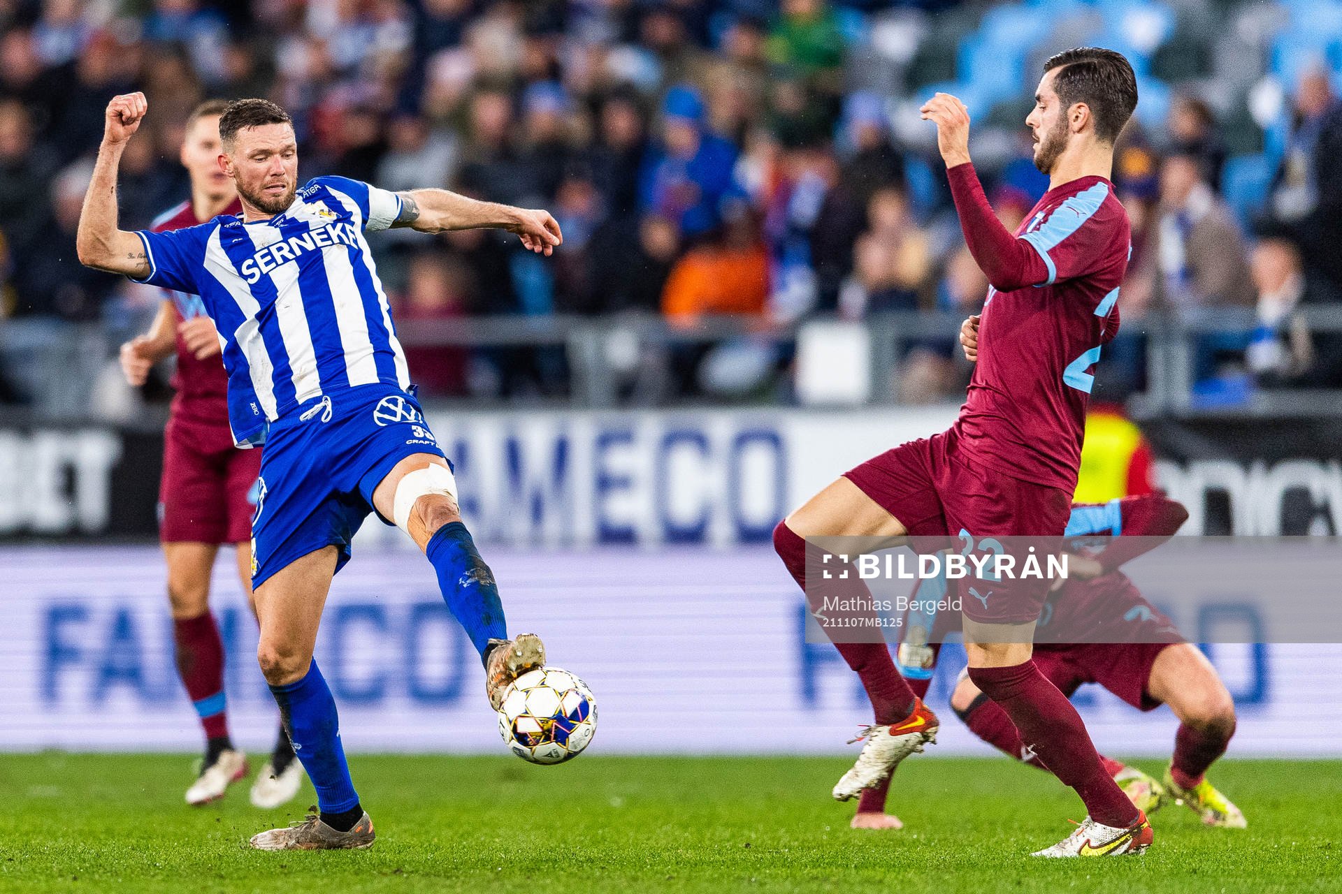 IFK Göteborgs Marcus Berg och Malmö FFs Adi Nalic