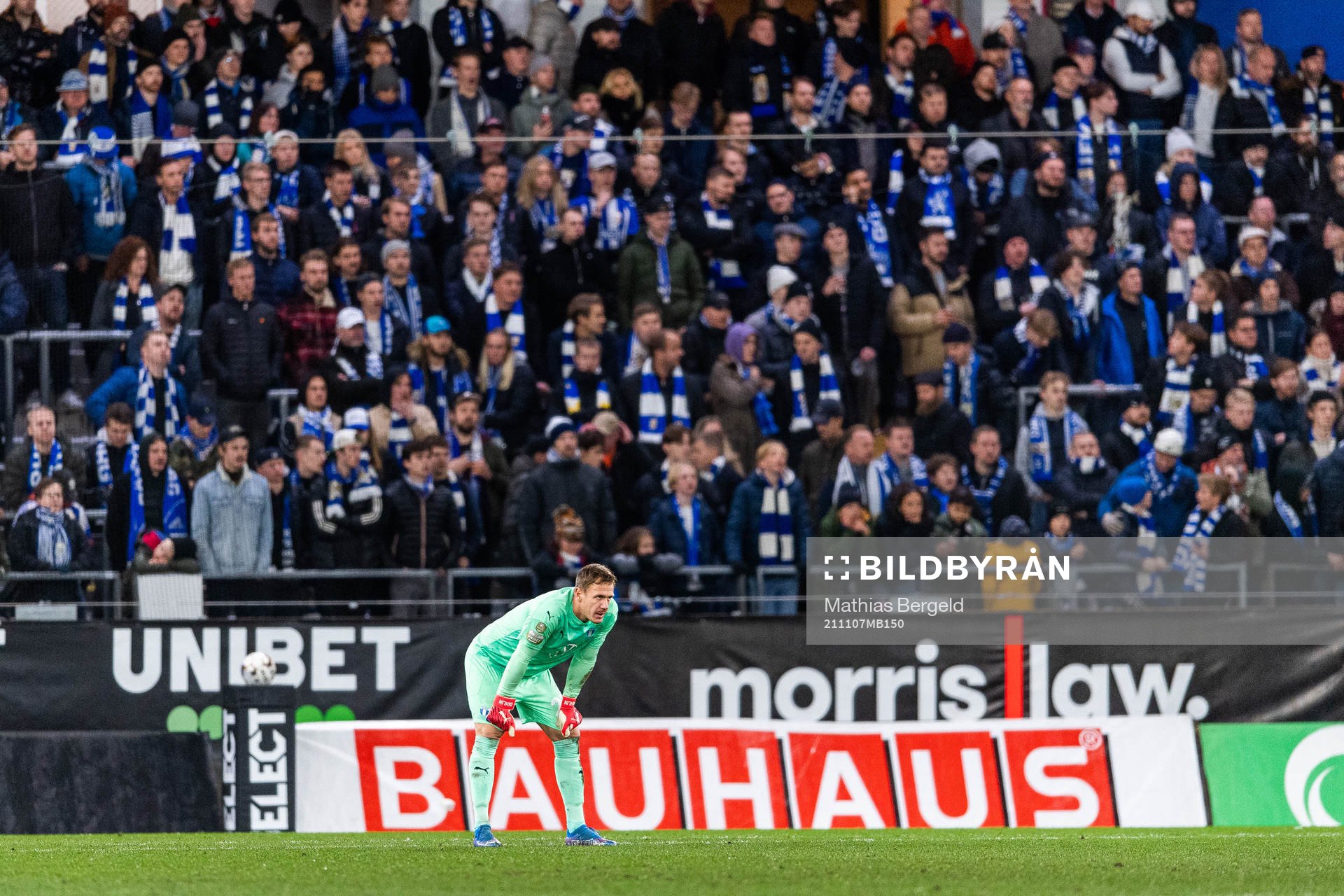 Malmö FFs målvakt Johan Dahlin