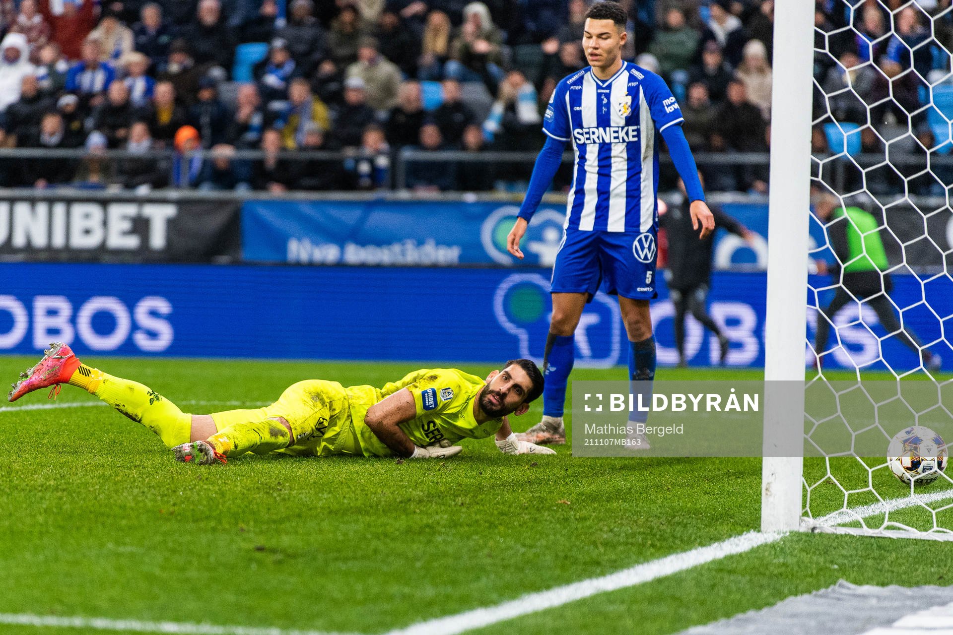 IFK Göteborgs målvakt Giannis Anestis och Alexander