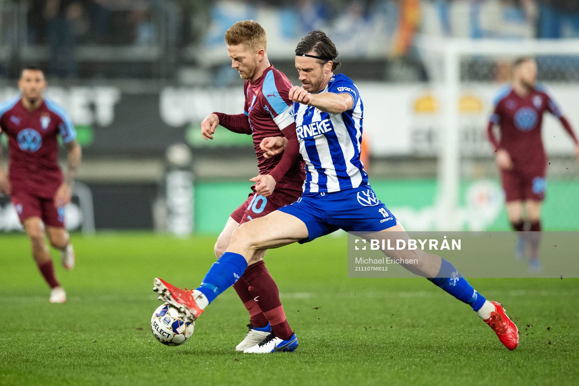 Malmö FFs Anders Christiansen och IFK Göteborgs Gustav