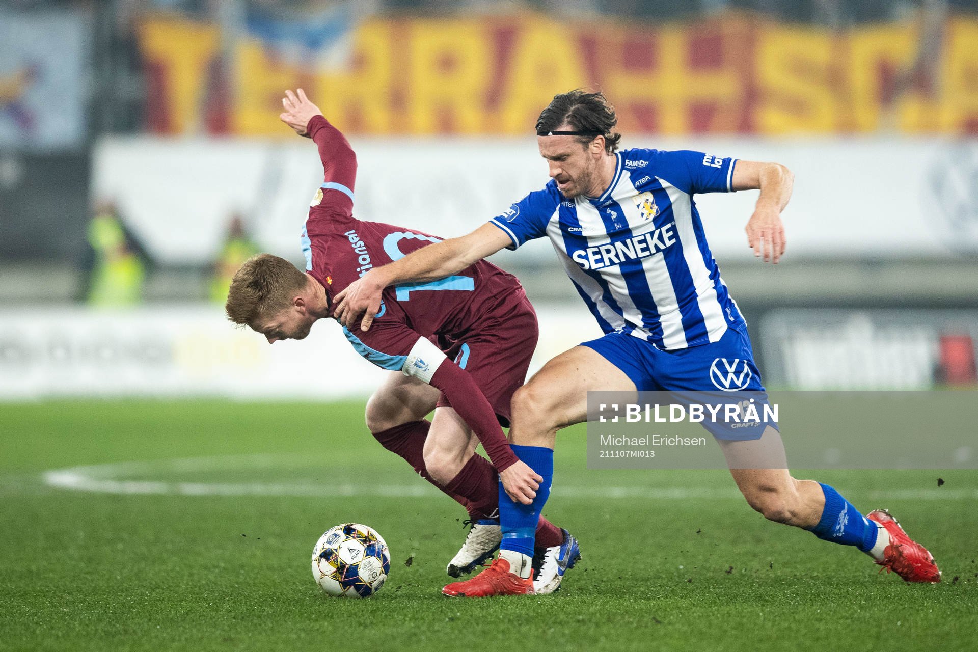 Malmö FFs Anders Christiansen och IFK Göteborgs Gustav