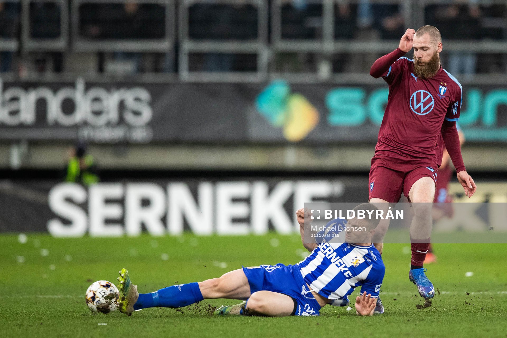 IFK Göteborgs Calle Johansson och Malmö FFs Jo Inge Berget