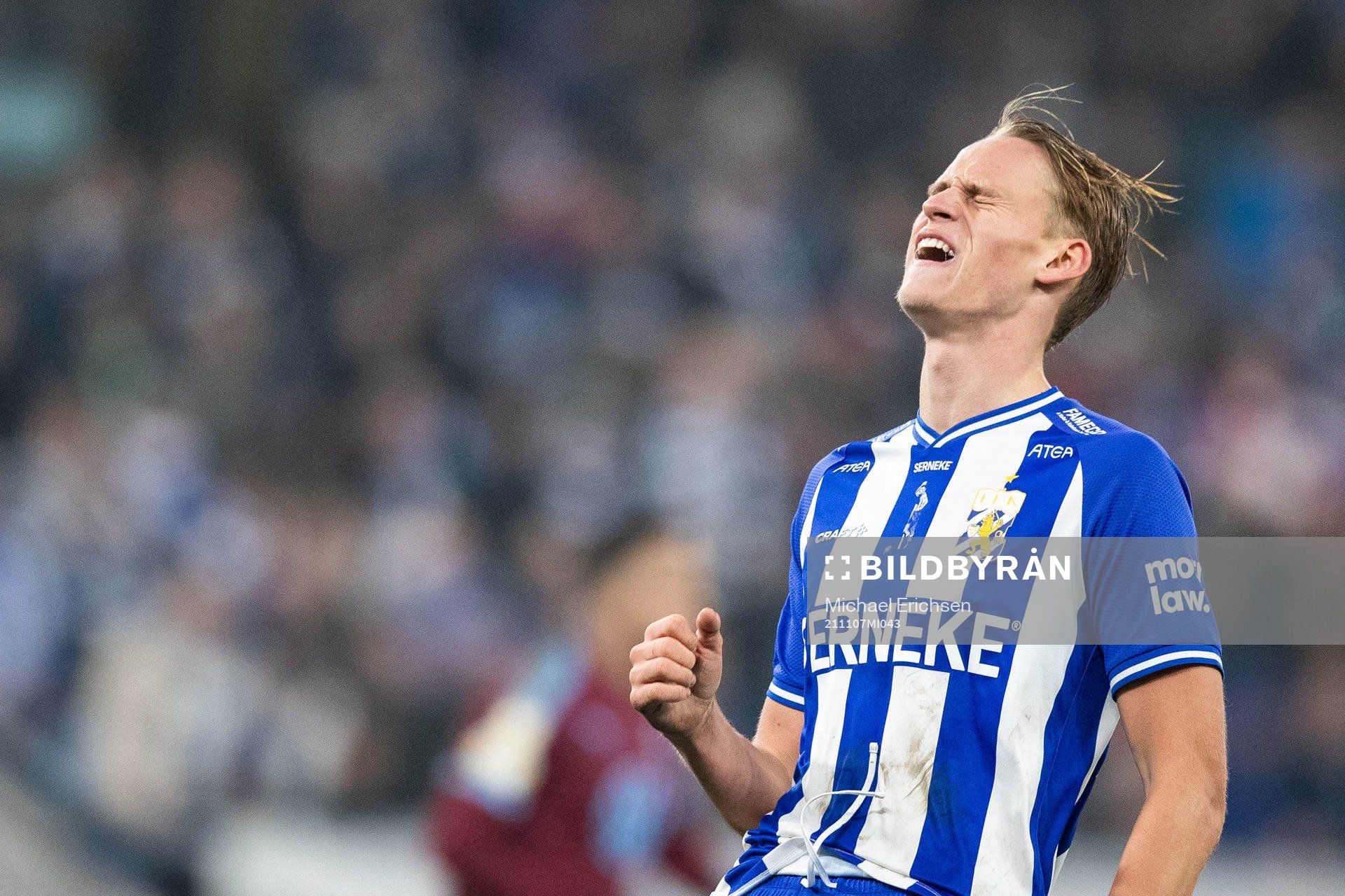 IFK Göteborgs Oscar Vilhelmsson deppar