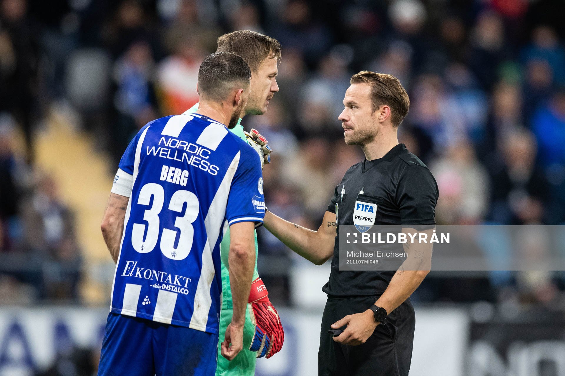 Malmö FFs målvakt Johan Dahlin, IFK Göteborgs Marcus