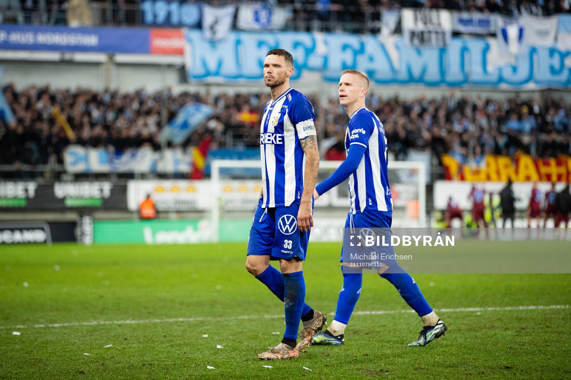 IFK Göteborgs Marcus Berg och Oscar Wendt deppar