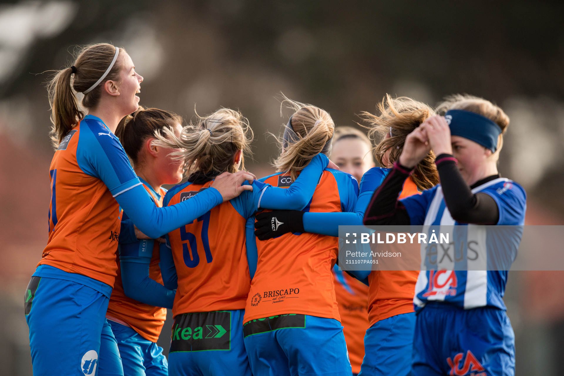 Vejbys spelare jublar