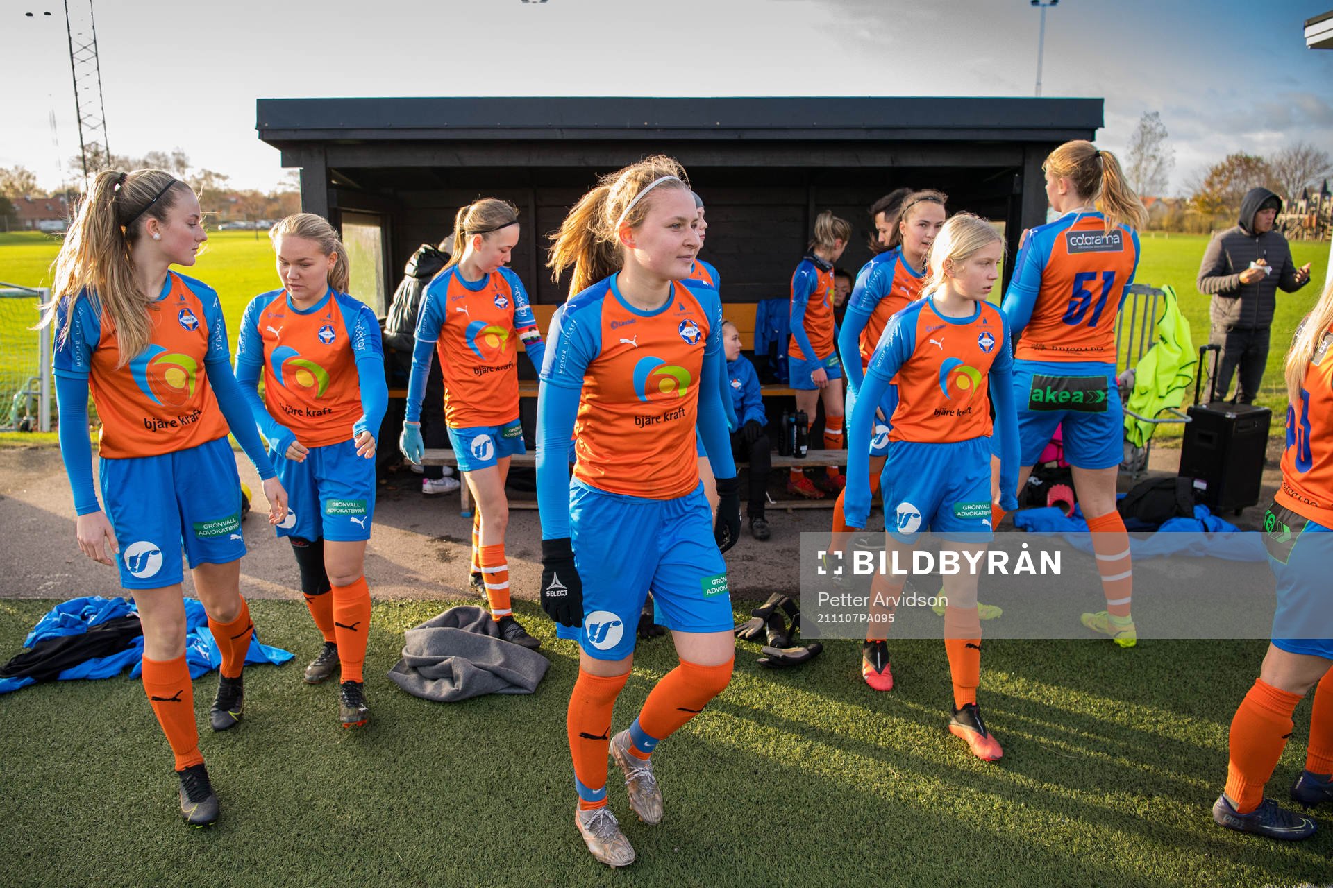 Vejbys spelare med Tilda Nilsson Wejdrup (m)