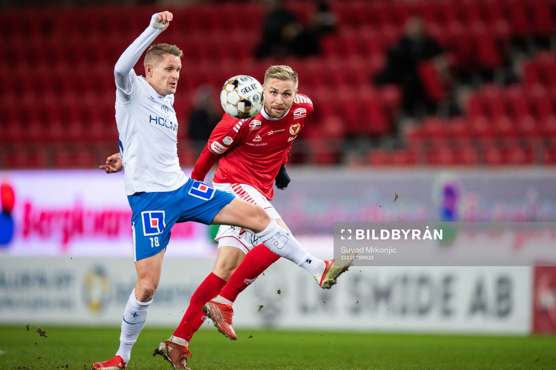 IFK Norrköpings Ari Skúlason och Kalmars Jonathan Ring