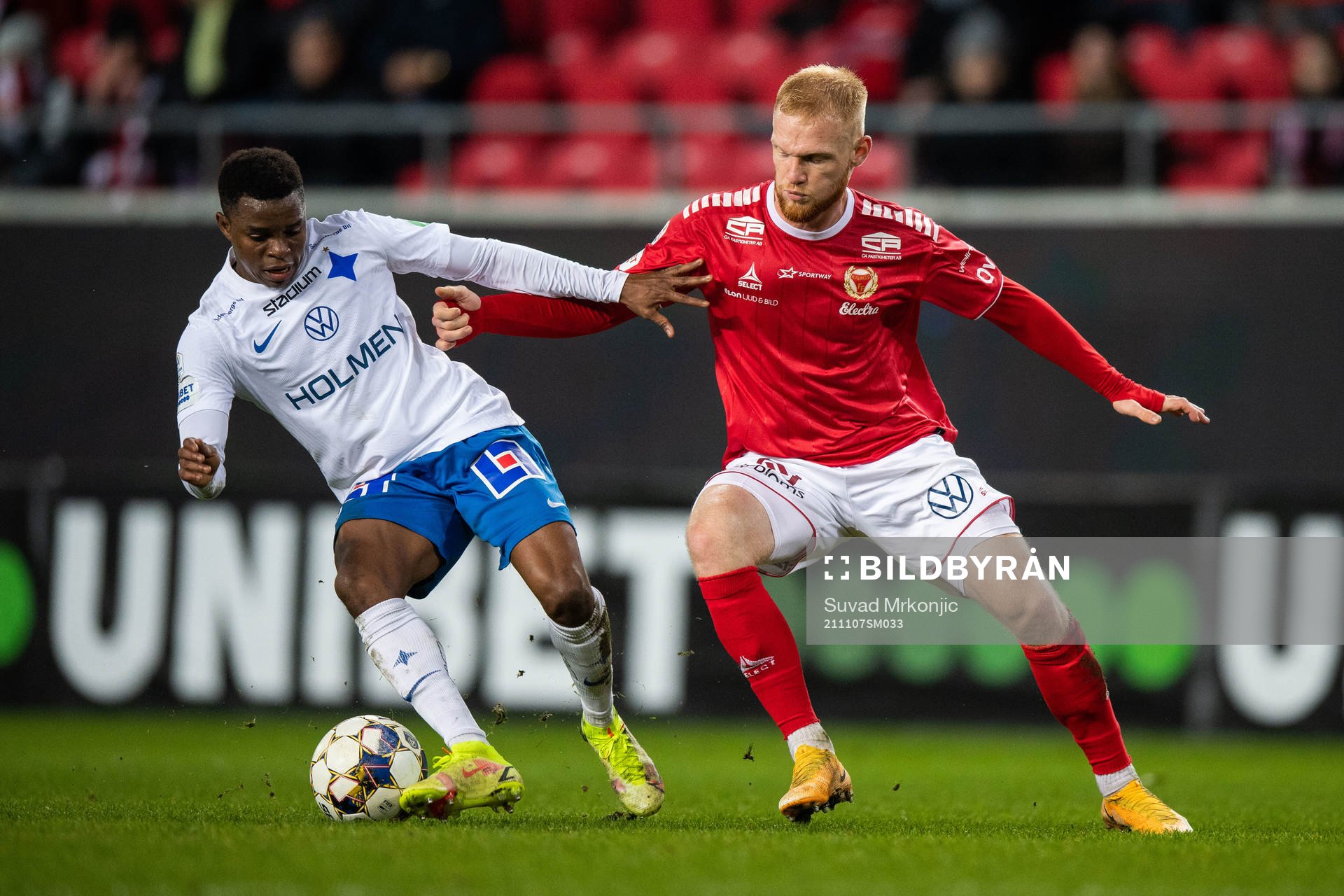 IFK Norrköpings Abdulrazaq Ishaq och Kalmars Nils Fröling
