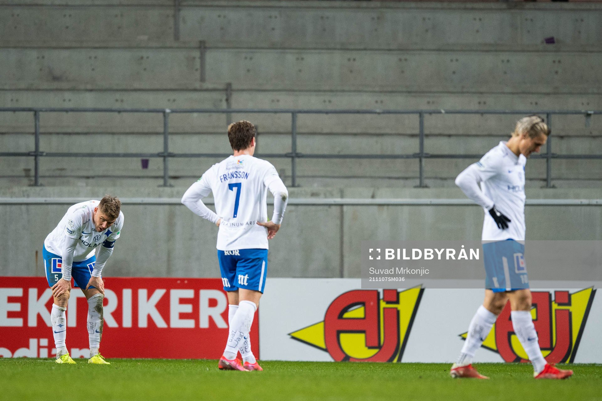 IFK Norrköpings Christoffer Nyman, Alexander Fransson och