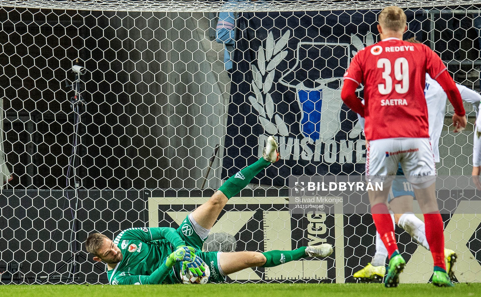 Kalmars målvakt Lucas Hägg Johansson