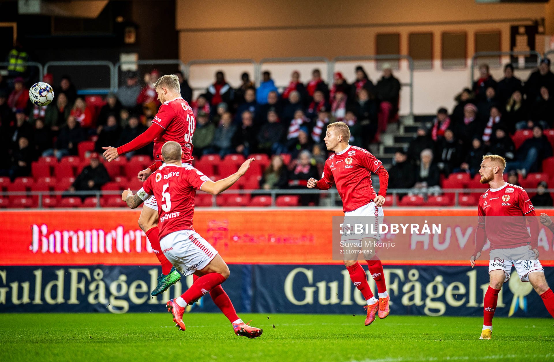 Kalmars Lars Sætra, Douglas Bergqvist, Sebastian Ring och