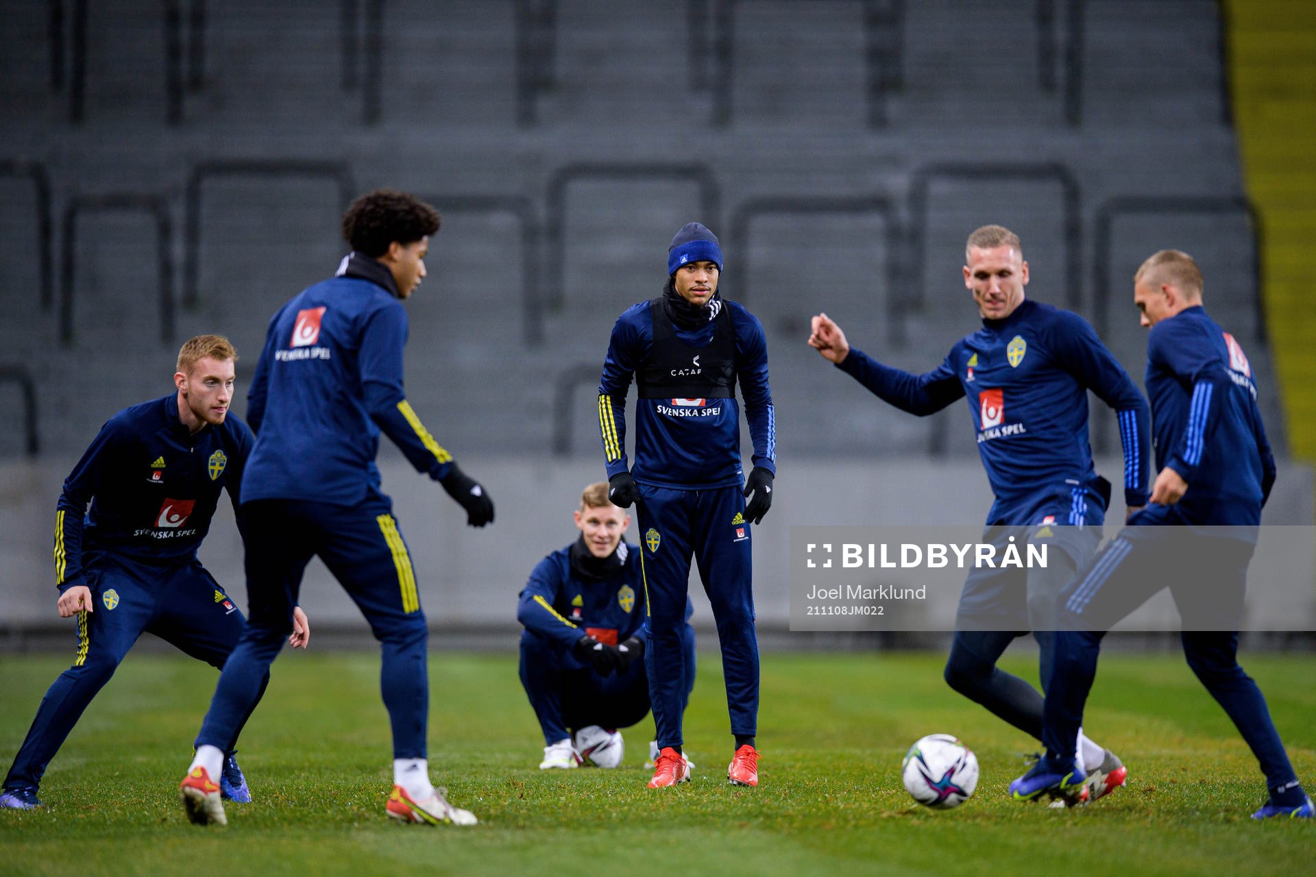 Dejan Kulusevski , Jens-Lys Cajuste, Robin Quaison and