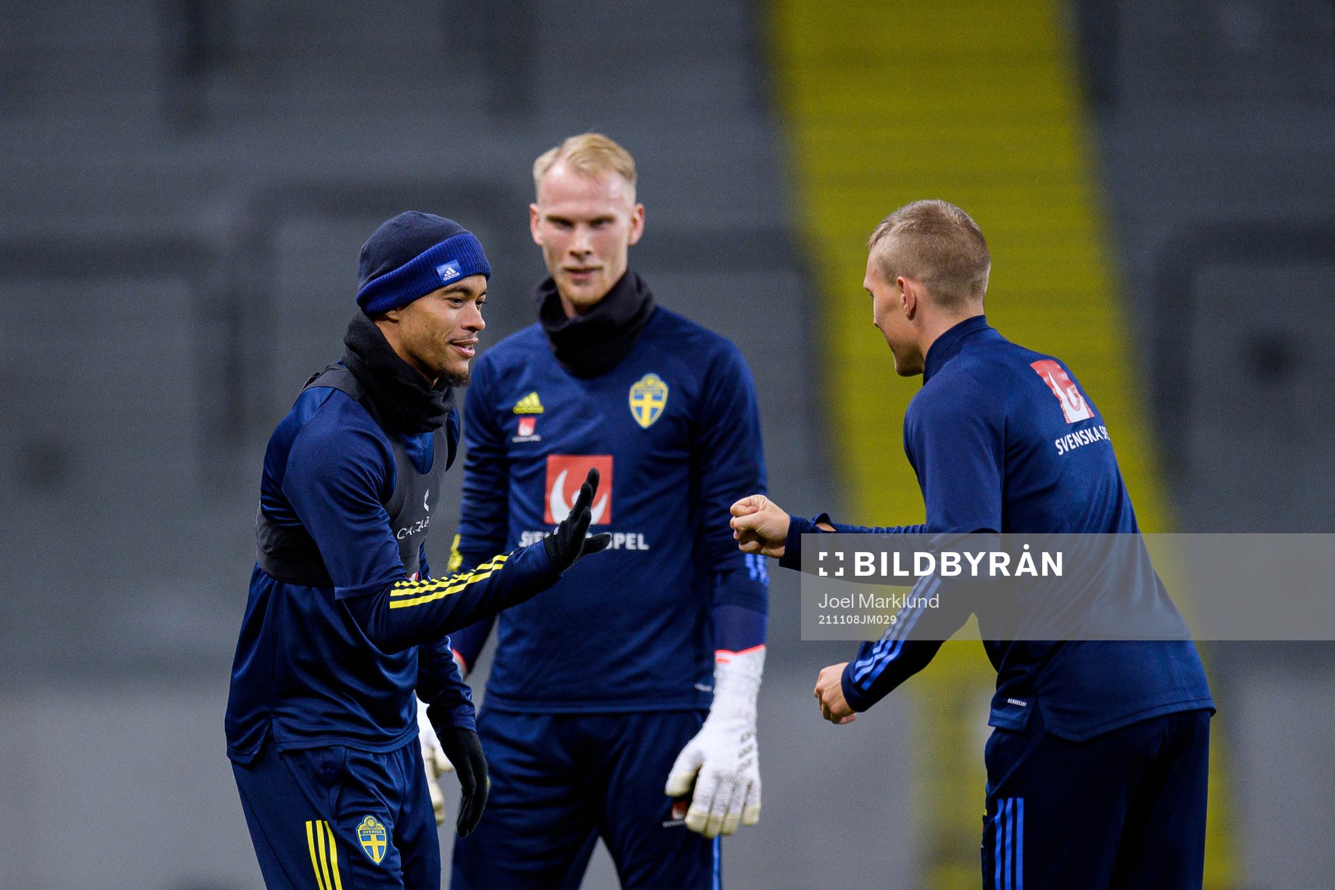 Kristoffer Olsson and Ludwig Augustinsson of the Swedish