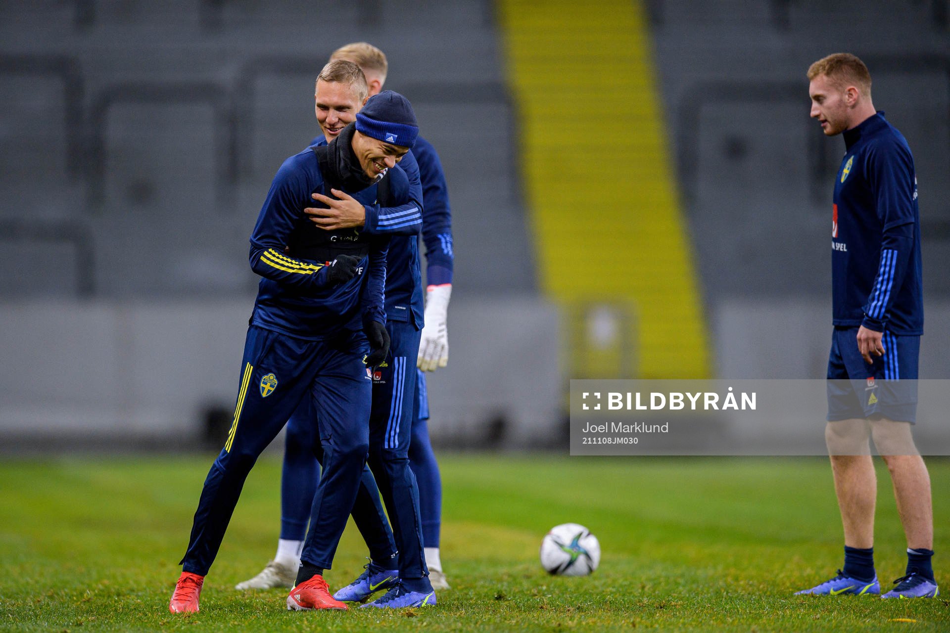Kristoffer Olsson and Ludwig Augustinsson of the Swedish