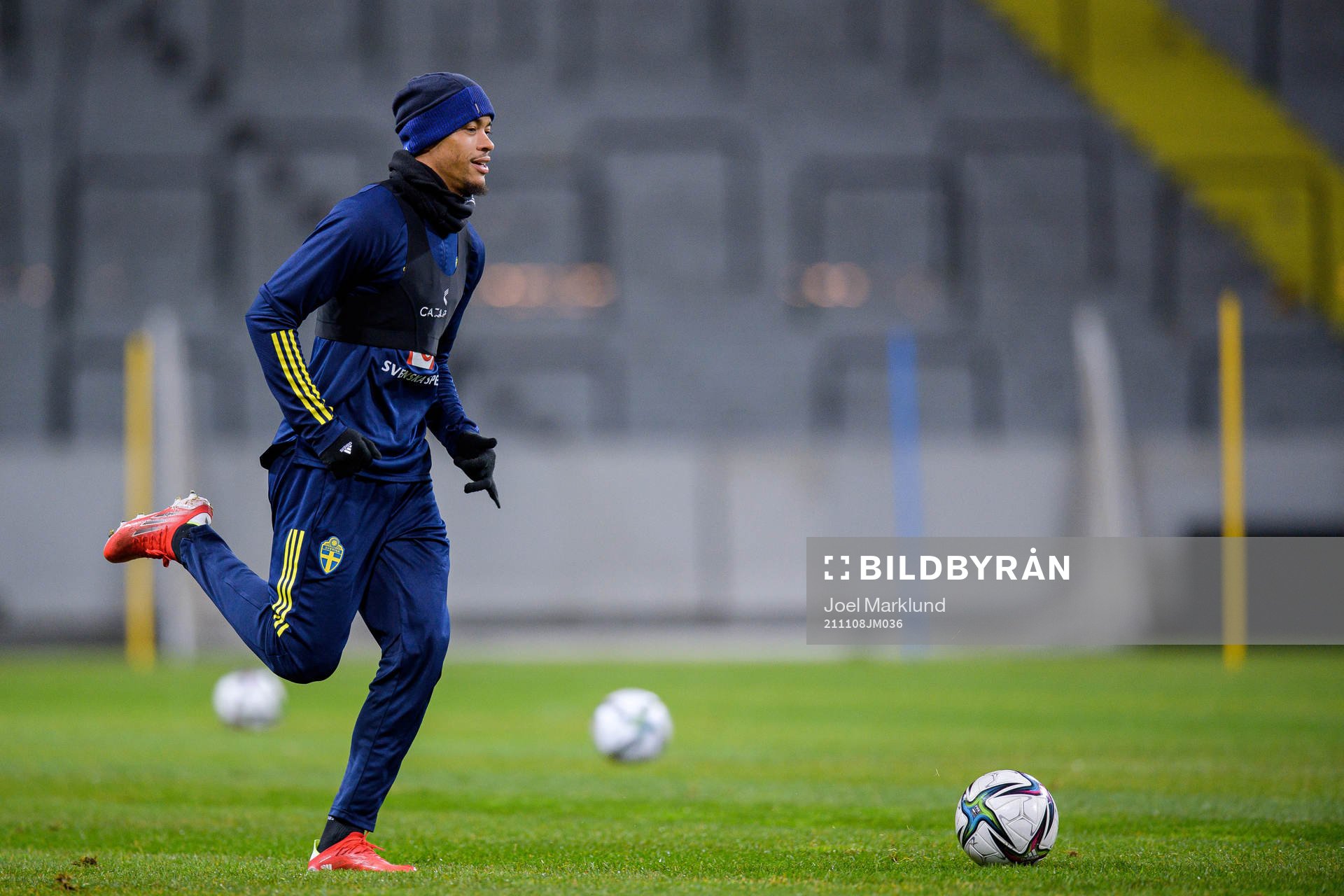 Robin Quaison of the Swedish national football team