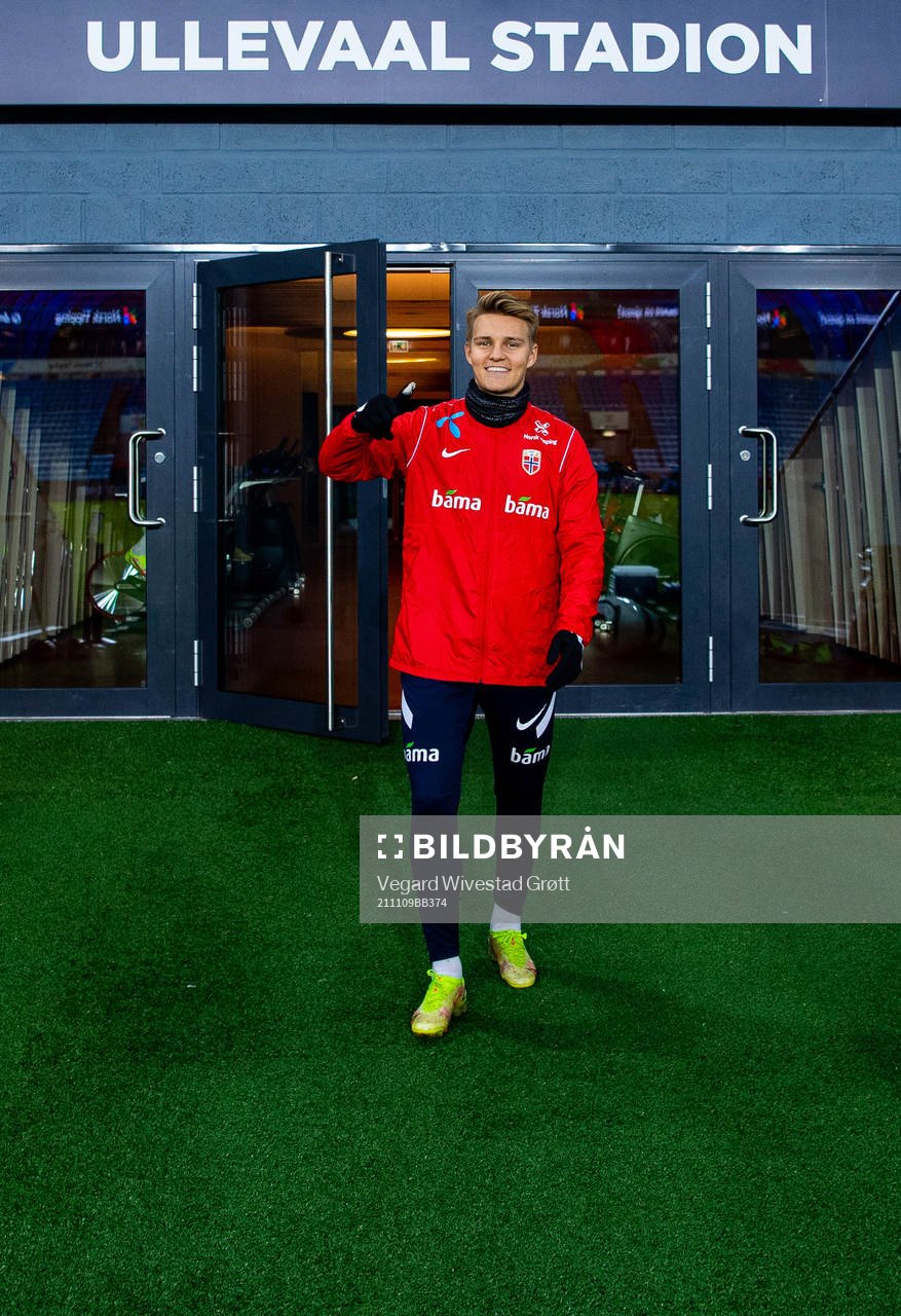 Martin Ødegaard of the Norwegian national football team