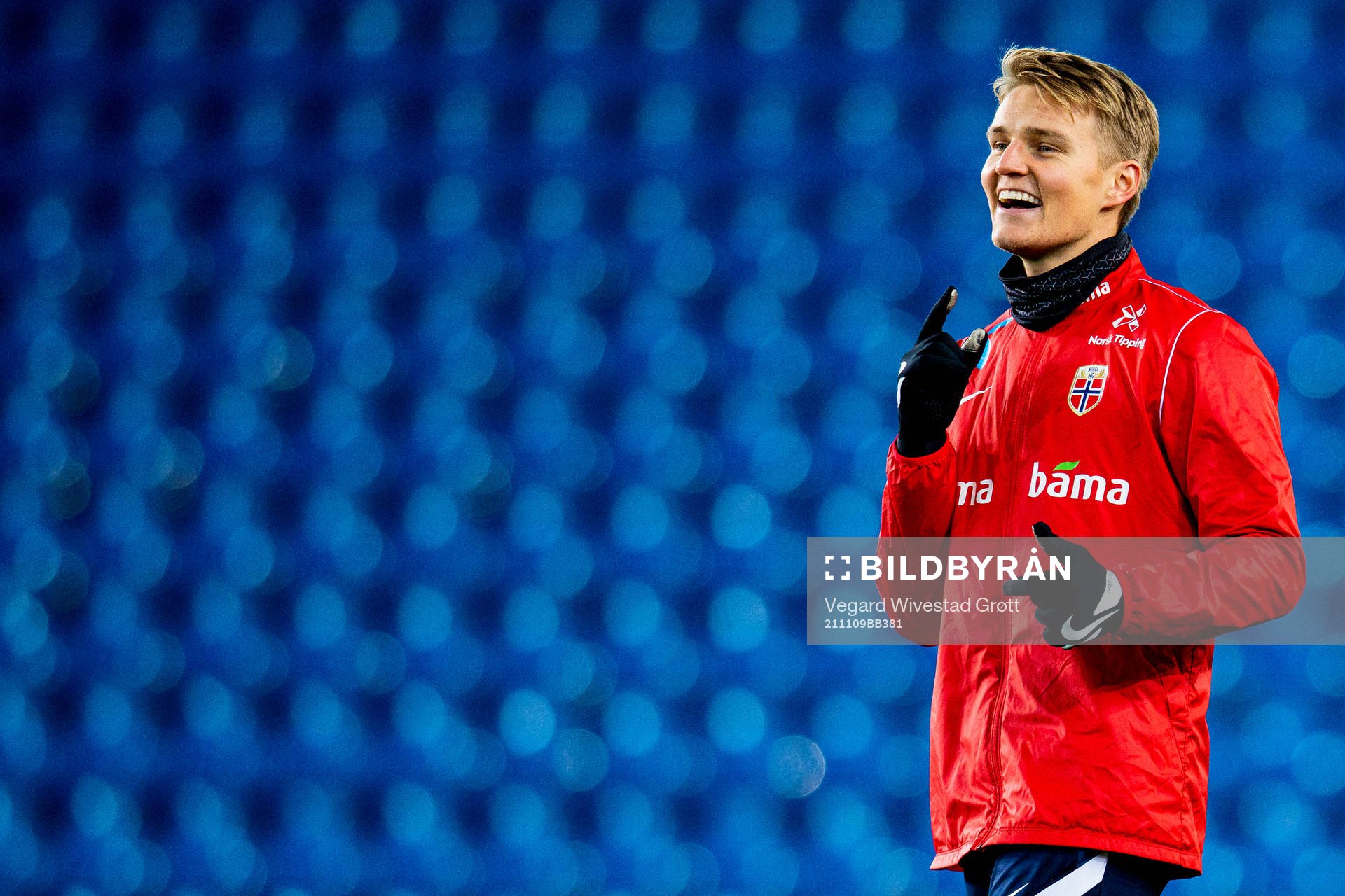 Martin Ødegaard of the Norwegian national football team