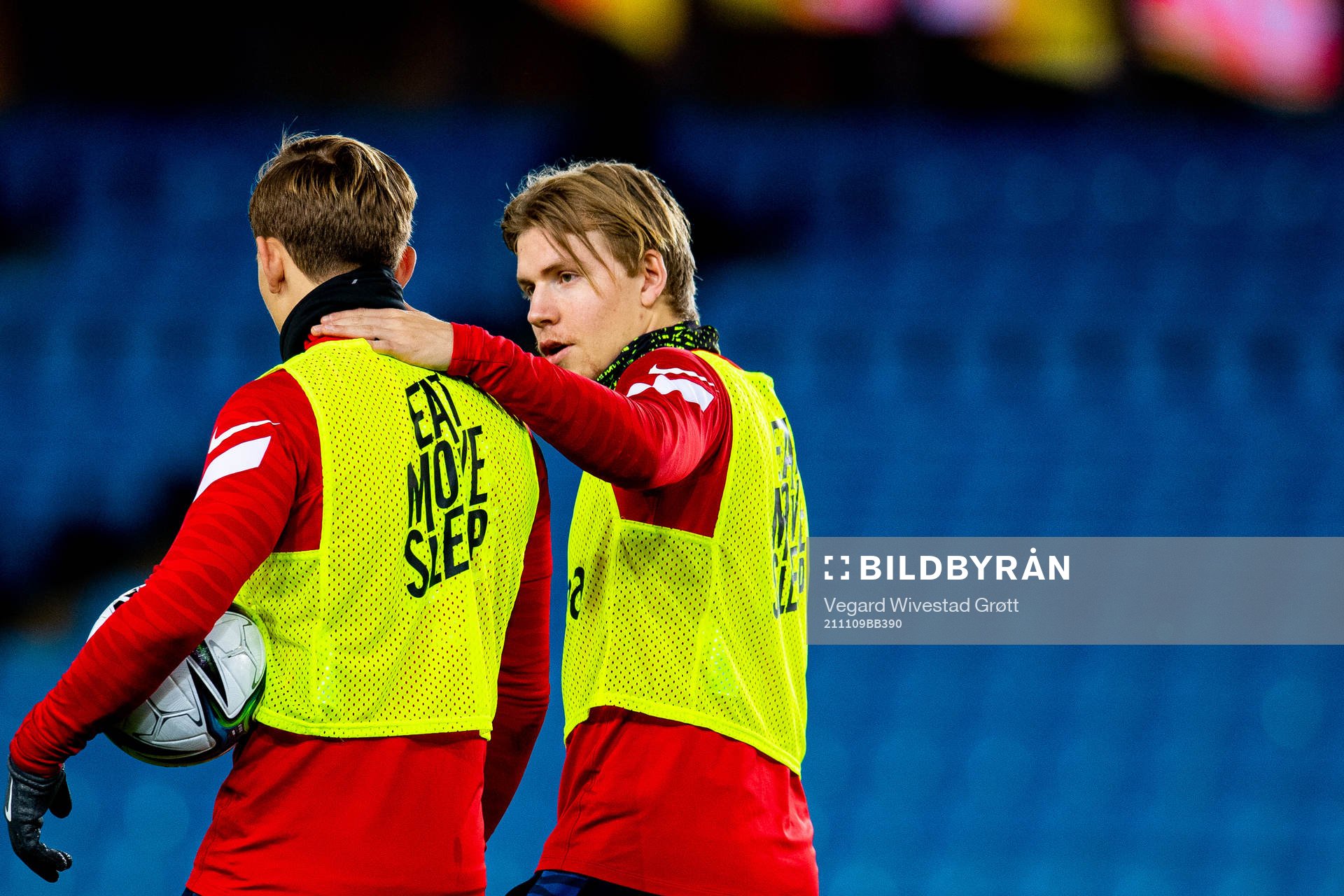 Marcus Holmgren Pedersen and Jens Petter Hauge of the